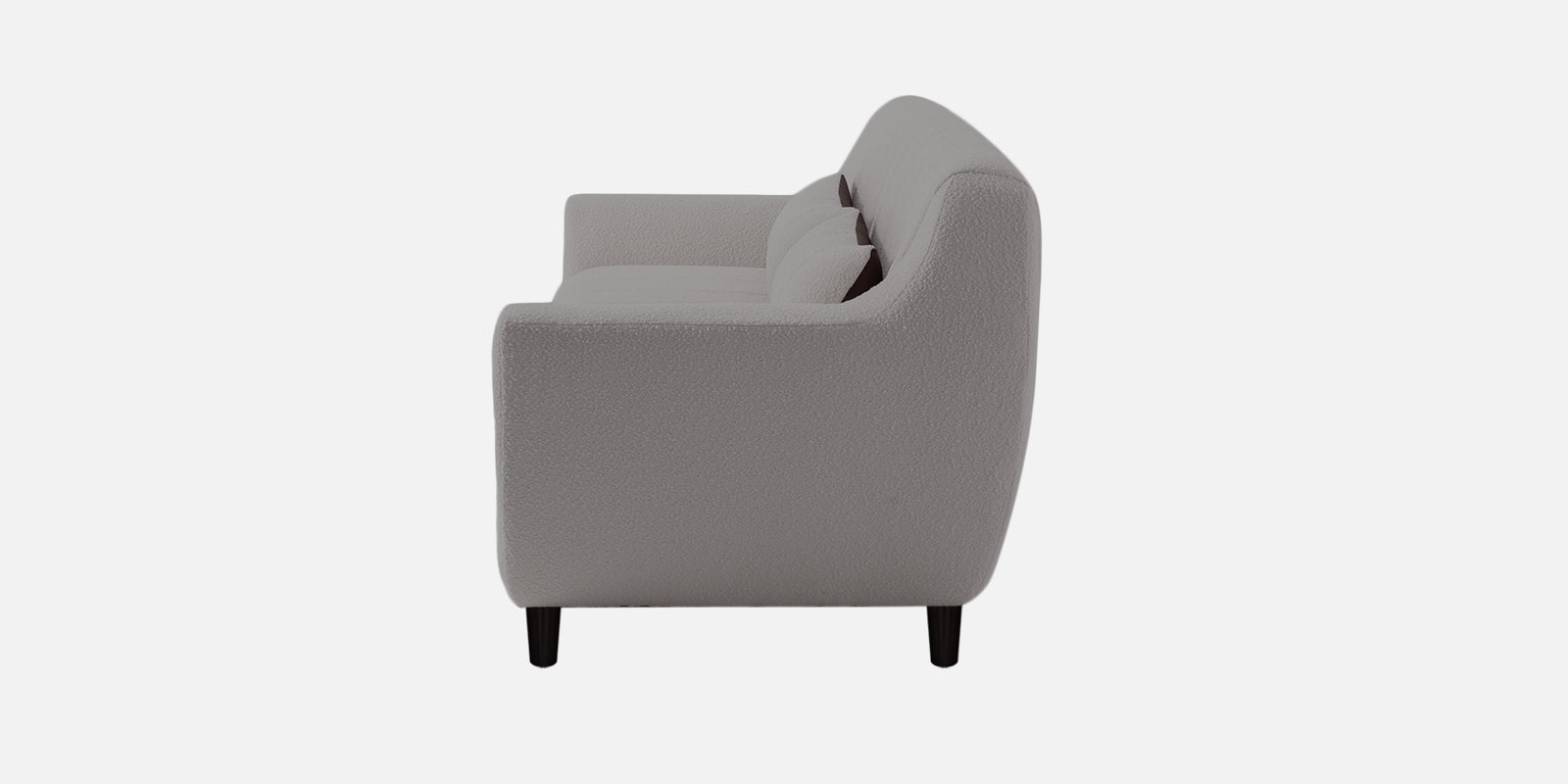 Nesco Boucle Fabric 2 Seater Sofa in Sweden Gary Colour