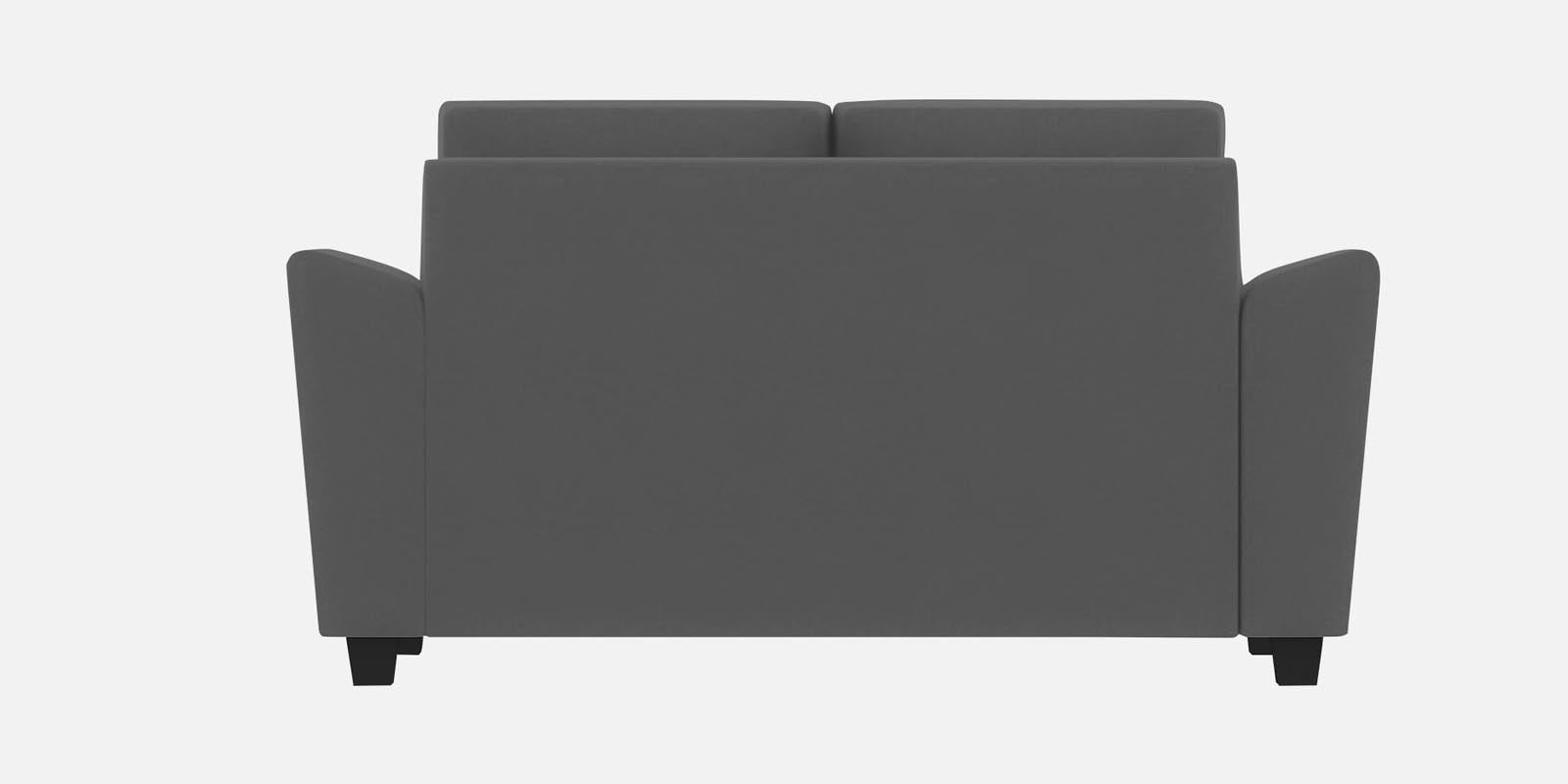 Daku Fabric 2 Seater Sofa In Charcoal Grey Colour - Febonic Living