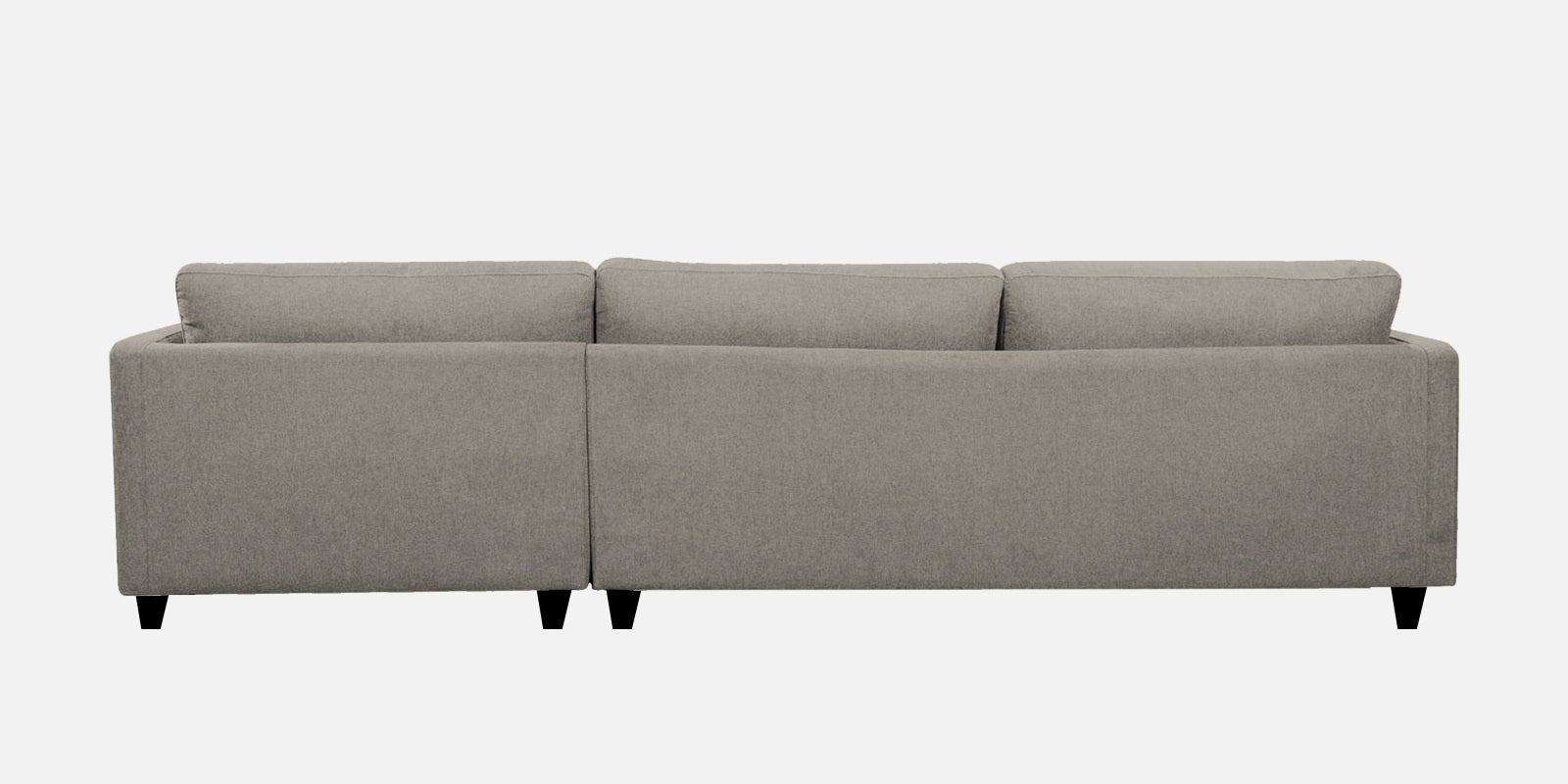Kera Fabric RHS Sectional Sofa (3+Lounger) In Ash Grey Colour - Febonic Living