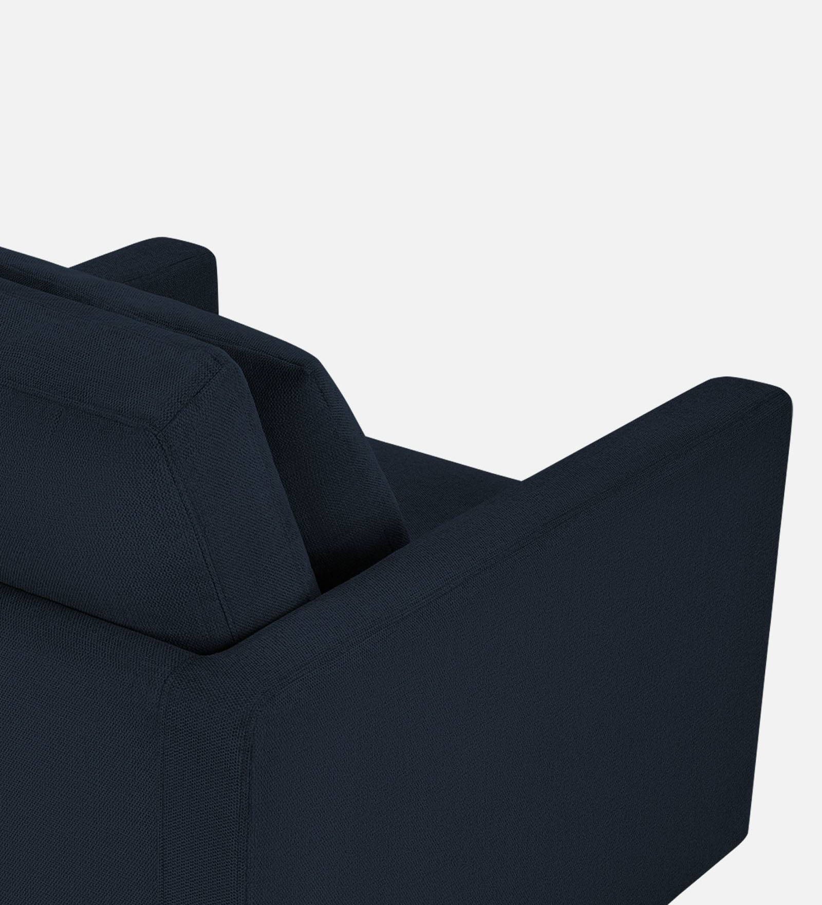 Kera Fabric 1 Seater Sofa In Denim Blue Colour - Febonic Living