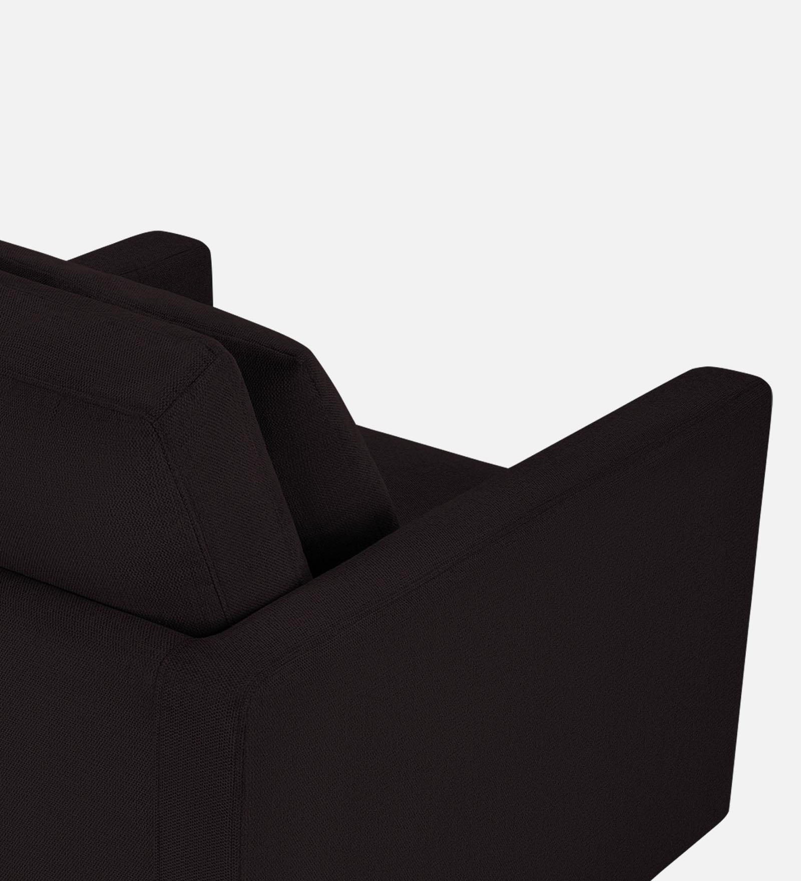 Kera Fabric 1 Seater Sofa In Cara Brown Colour - Febonic Living