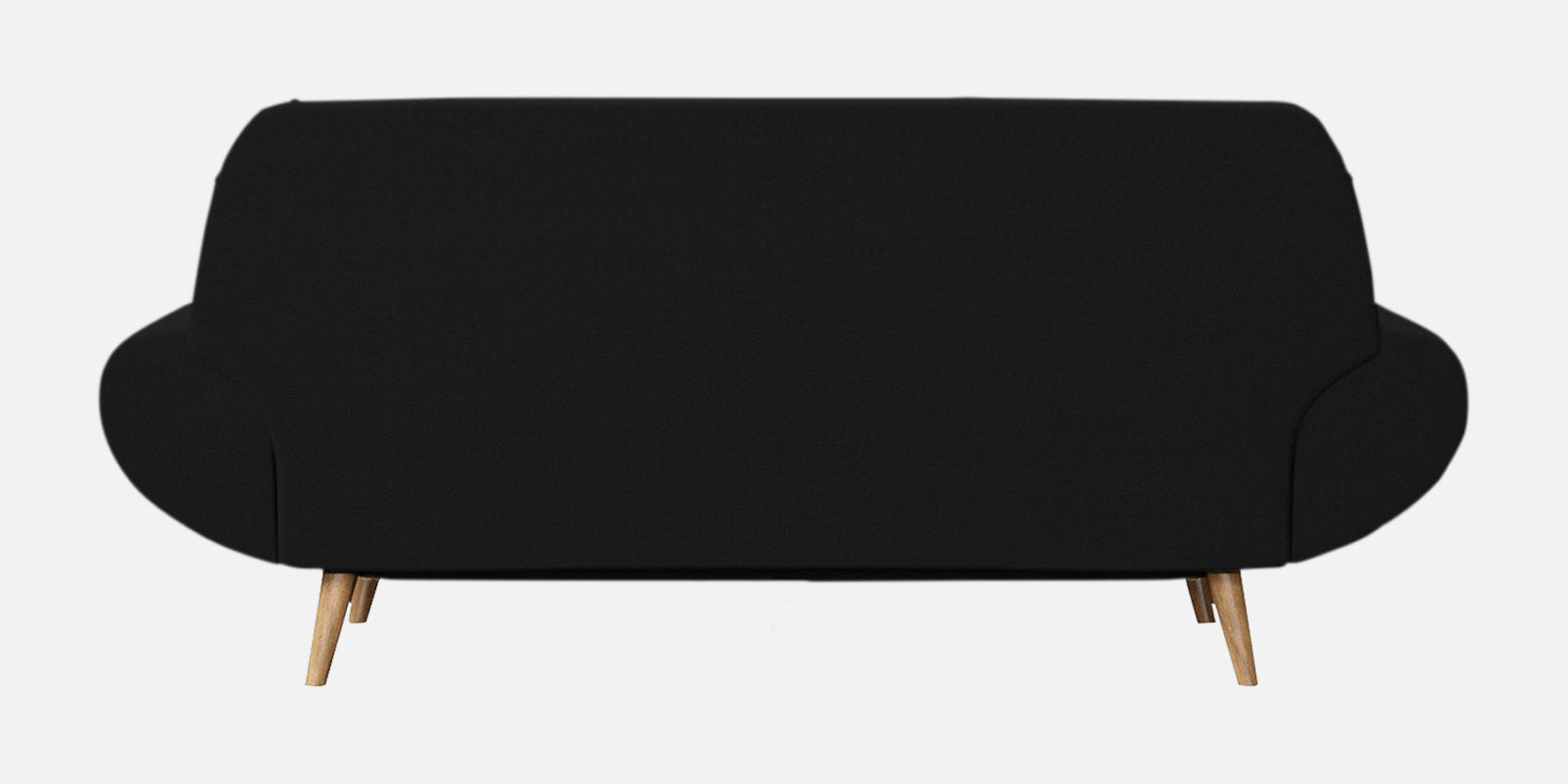 Jessy Fabric 3 Seater Sofa In Zed Black Colour - Febonic Living