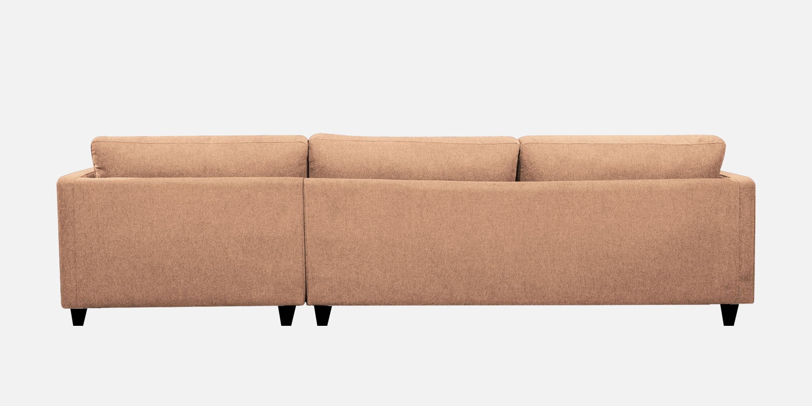 Kera Fabric RHS Sectional Sofa (3+Lounger) In Cosmic Beige Colour - Febonic Living