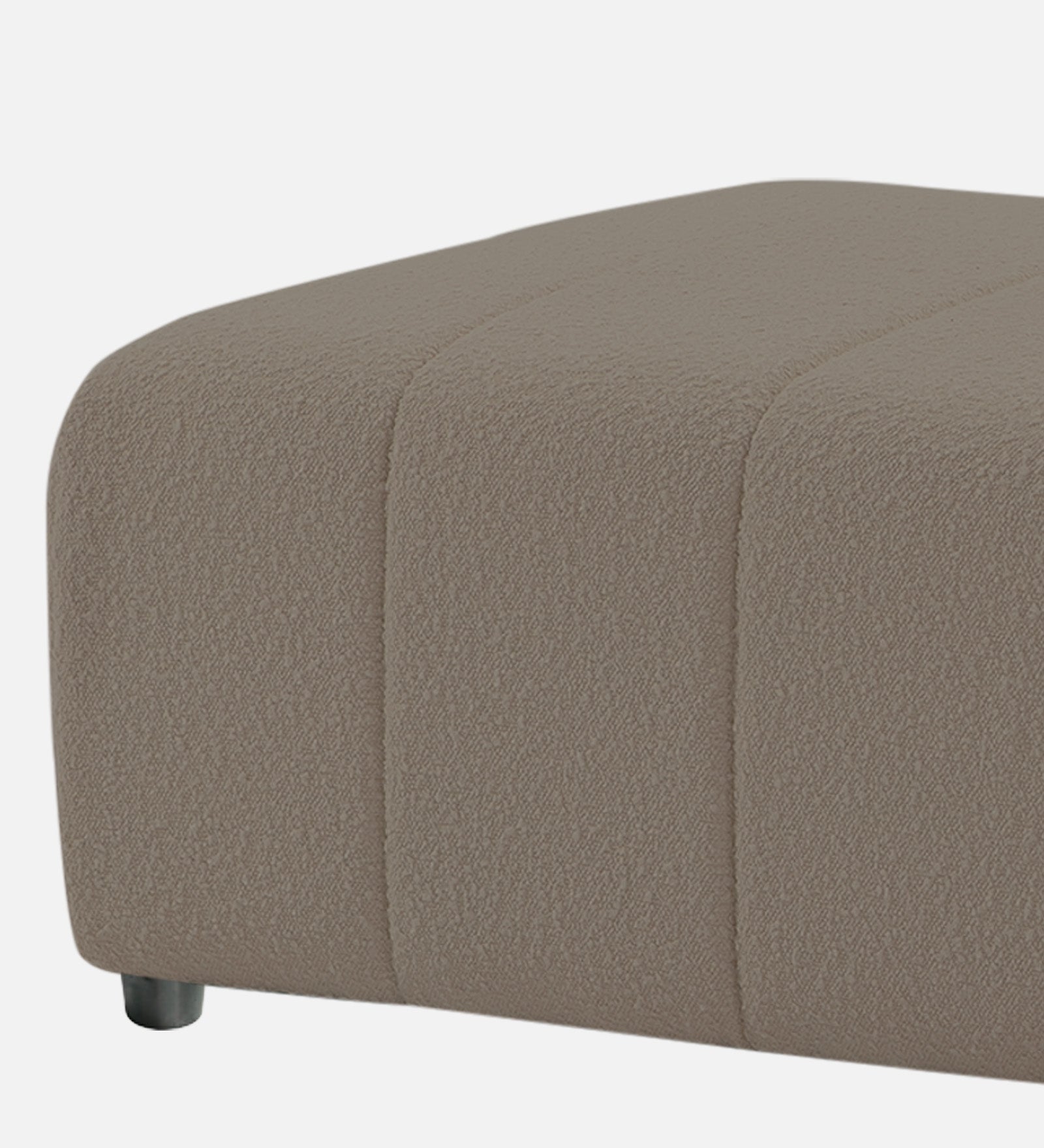 Lark Boucle Bench In Cement Beige Colour - Febonic Living