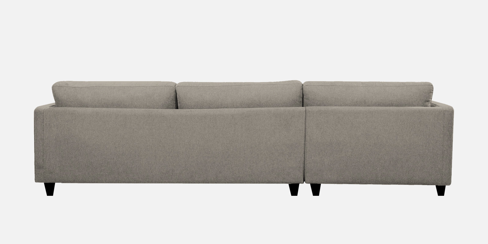 Kera Fabric LHS Sectional Sofa (3+Lounger) In Ash Grey Colour - Febonic Living