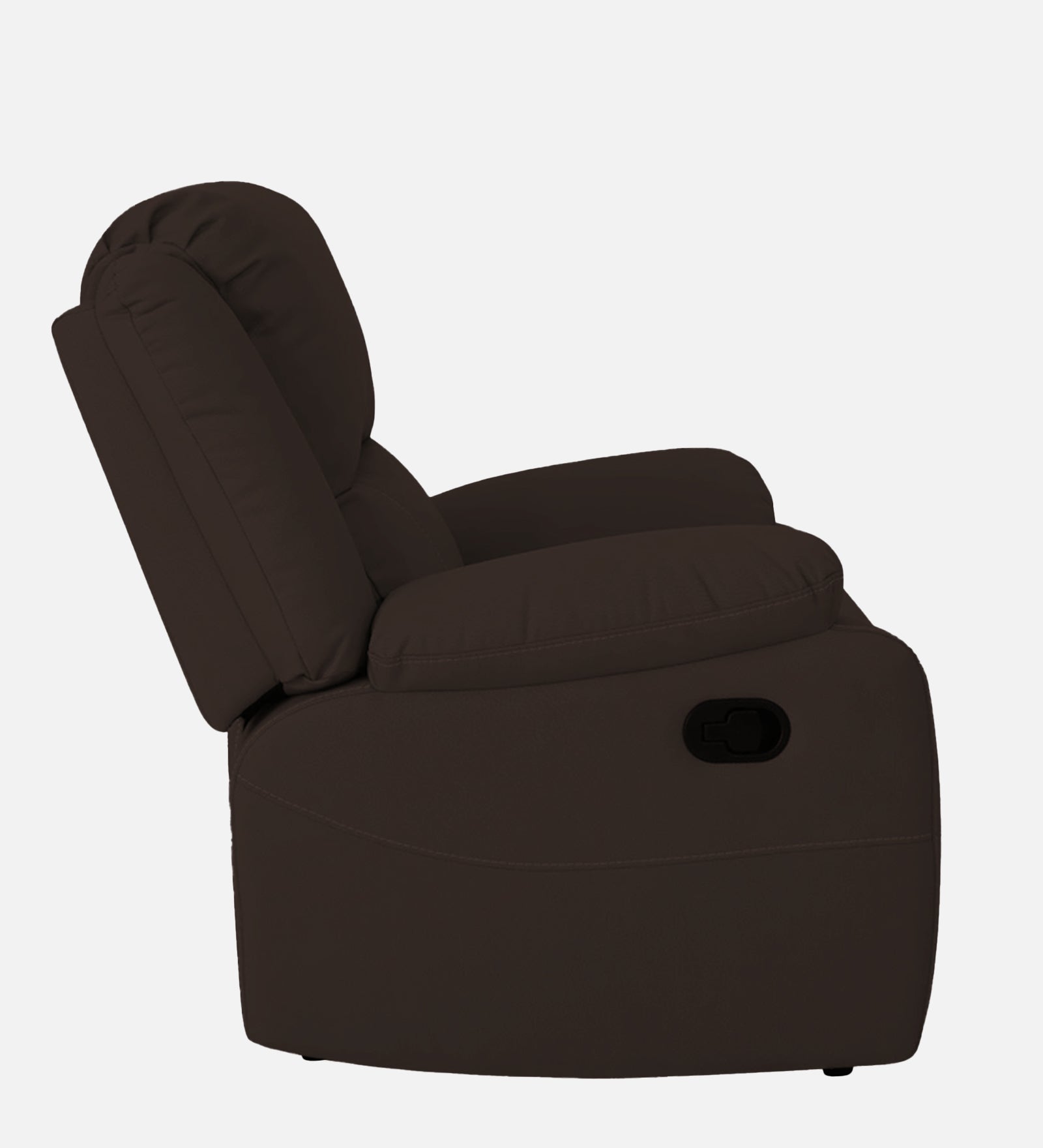 Adley Fabric 1 Seater Manual Recliner In Coco Brown Colour - Febonic Living