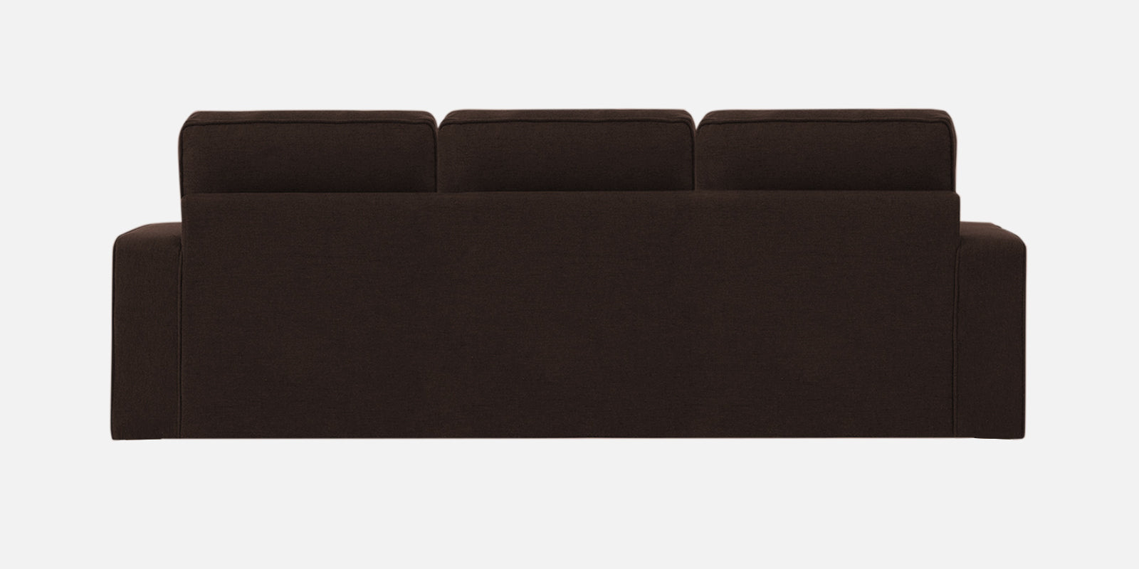 Kara Fabric 3 Seater Pull Out Sofa Cum Bed In Coffee Brown Colour - Febonic Living