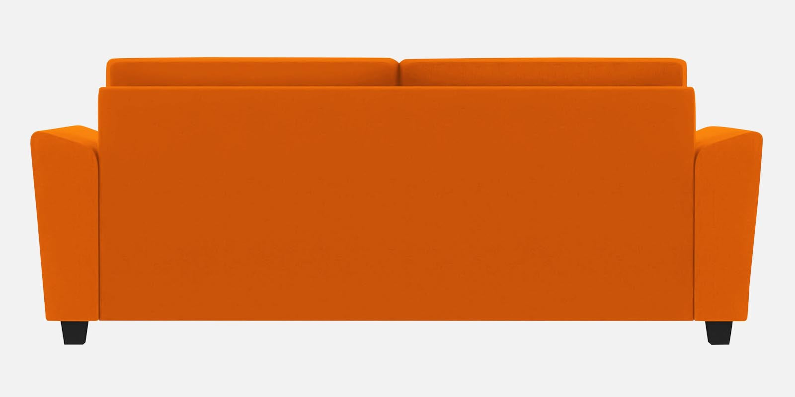 Daku Fabric 3 Seater Sofa In Vivid Orange Colour - Febonic Living