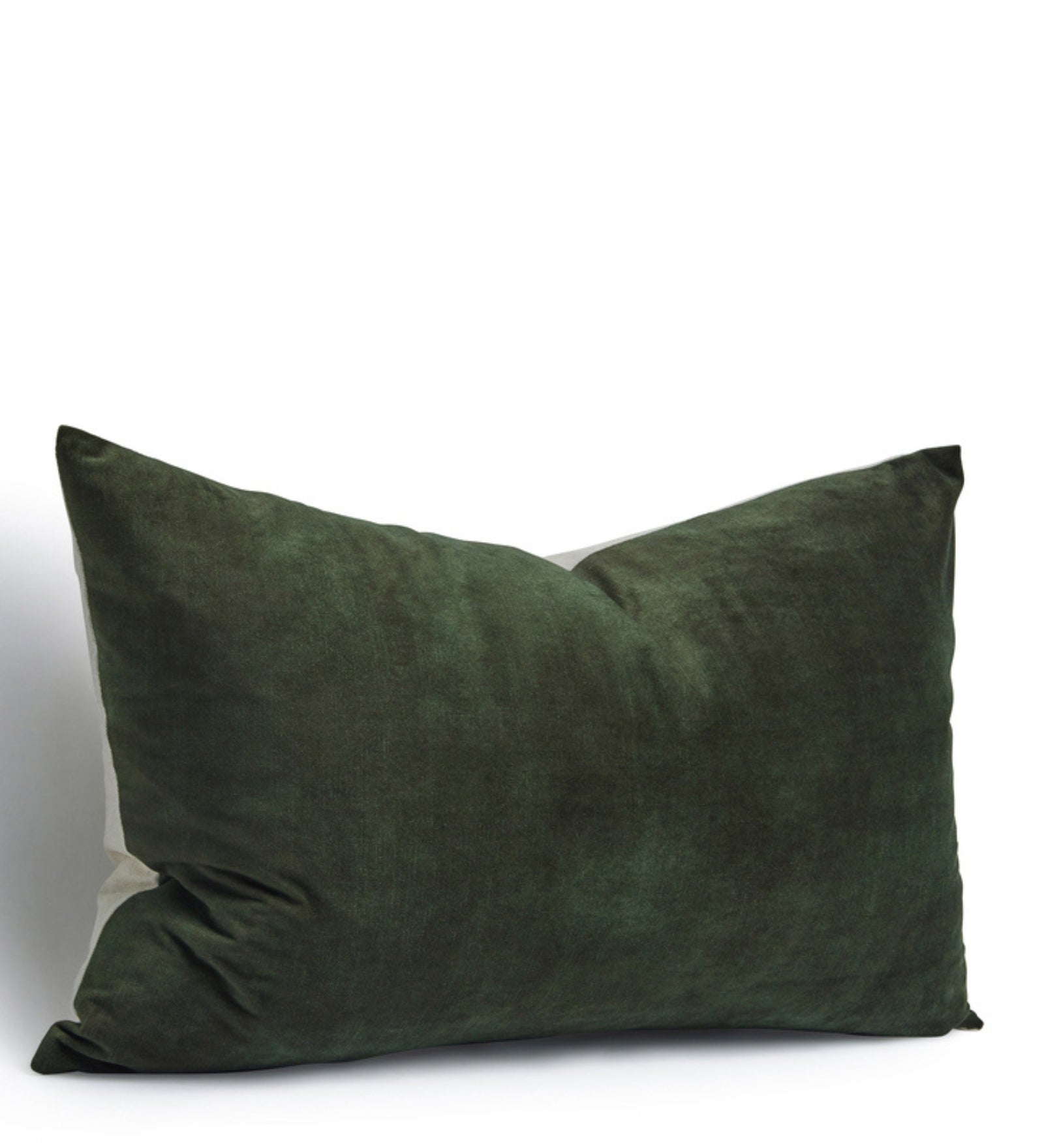 Lexi Velvet (20x12) Fiber Pillows (Pack of 2) In Amazon Green Colour - Febonic Living