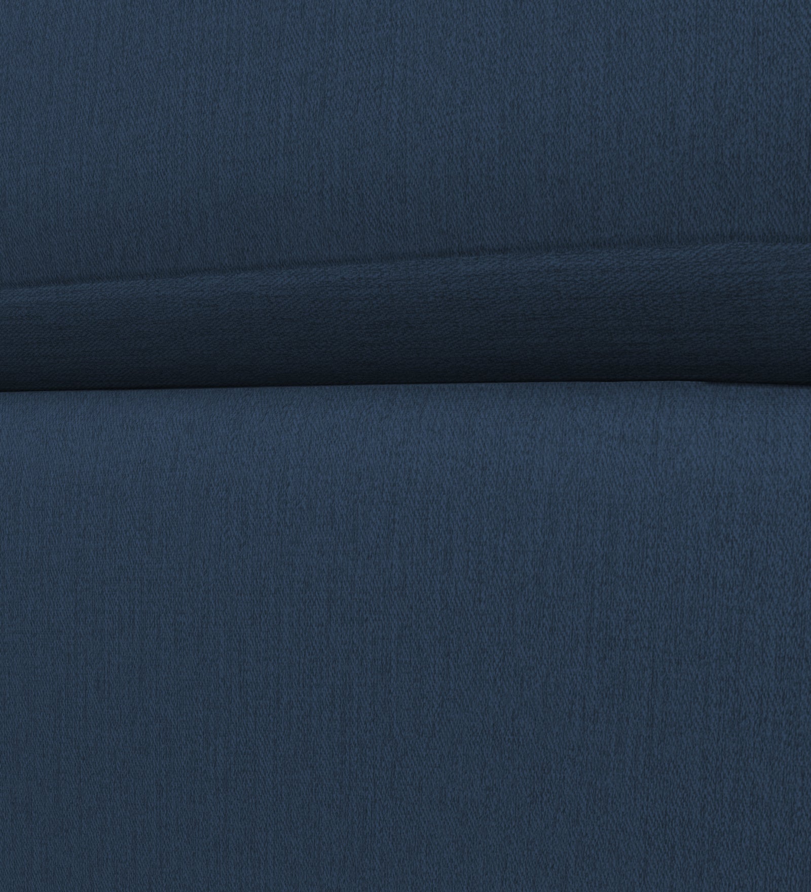 Penny Fabric Ottoman In Denim Blue Colour With Storage - Febonic Living