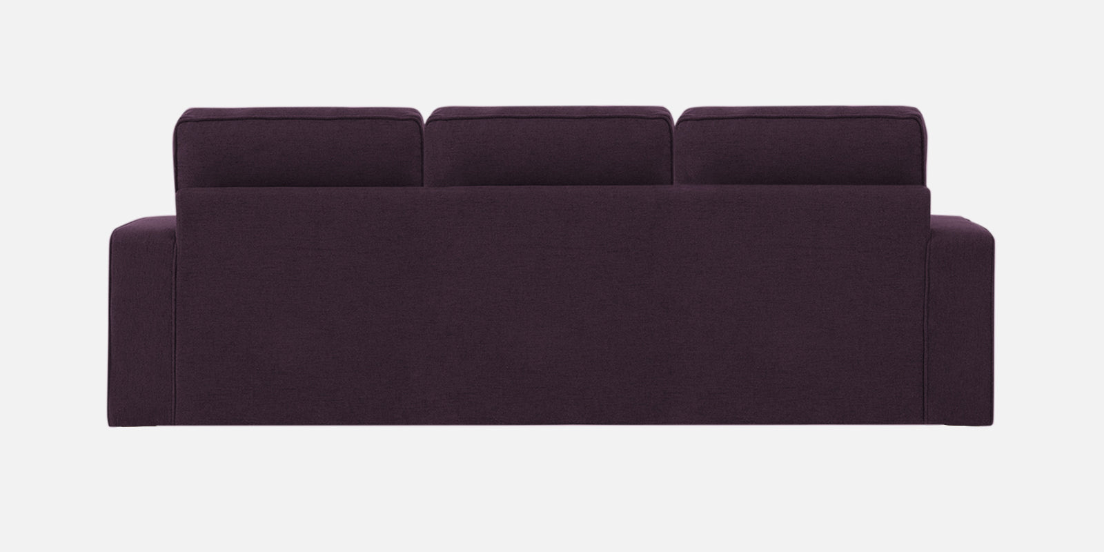 Kara Fabric 3 Seater Pull Out Sofa Cum Bed In Greek Purple Colour - Febonic Living