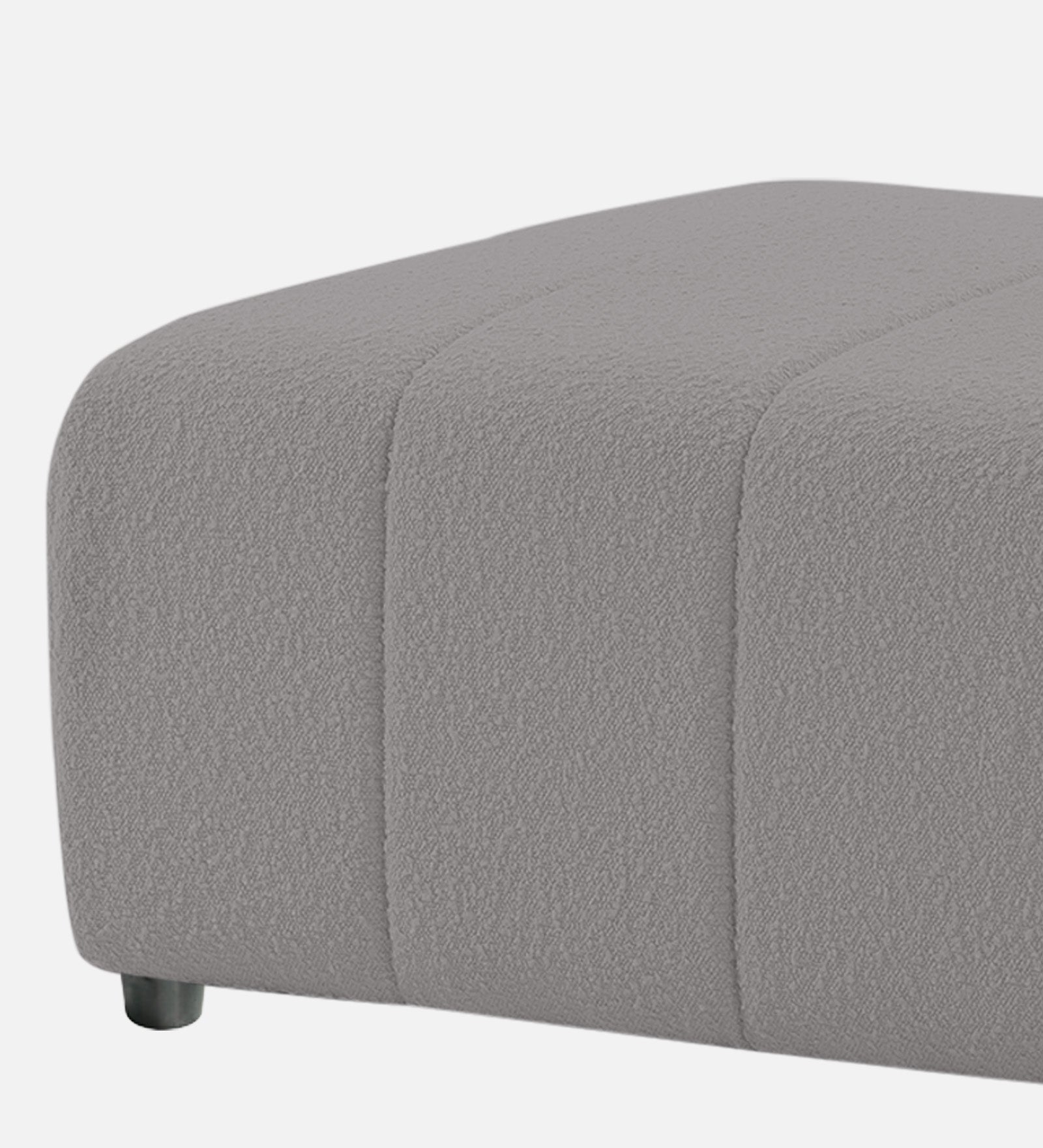 Lark Boucle Bench In Swedan Gary Colour - Febonic Living