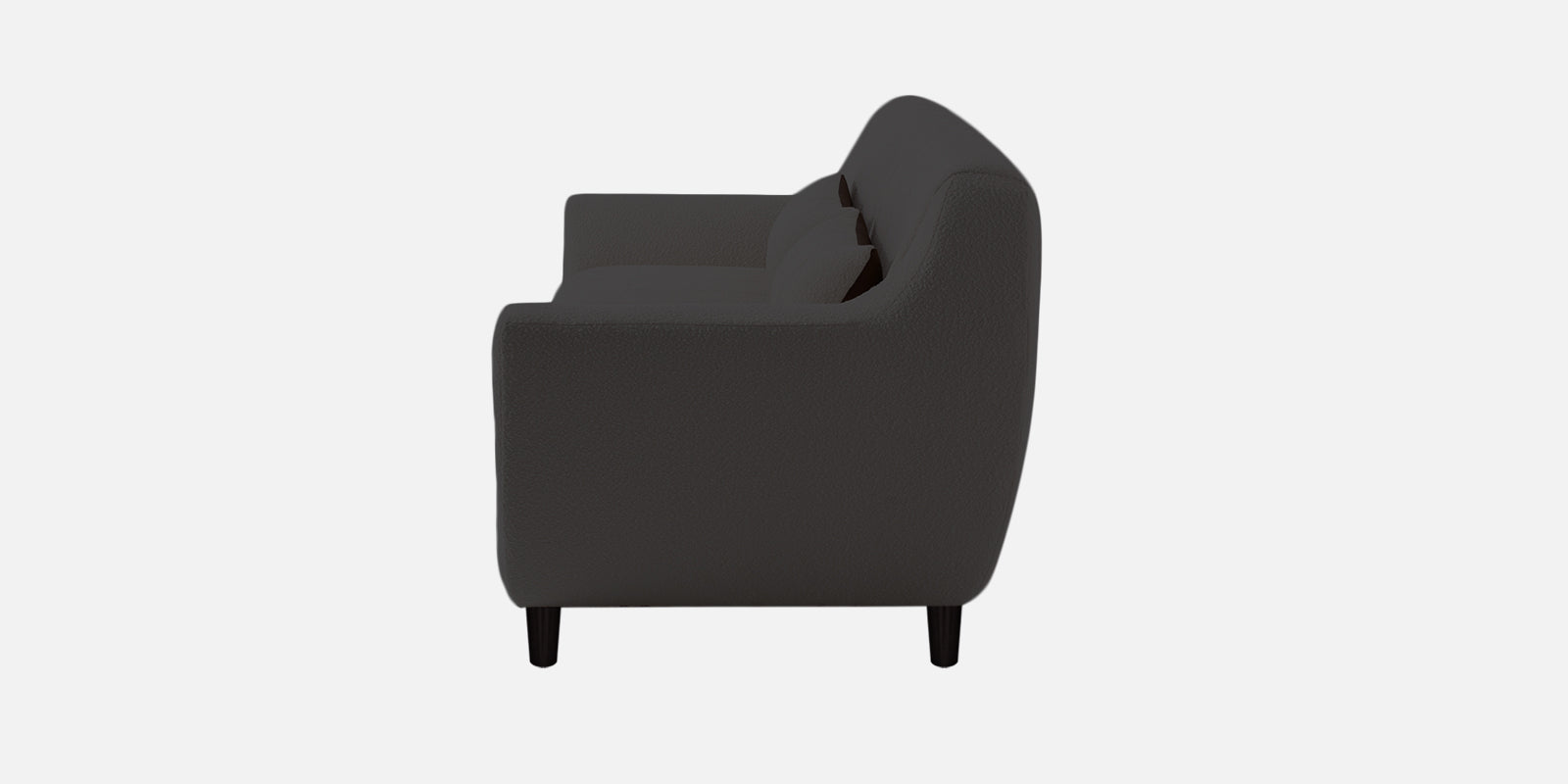 Nesco Boucle Fabric 3 Seater Sofa in Avio Grey Colour