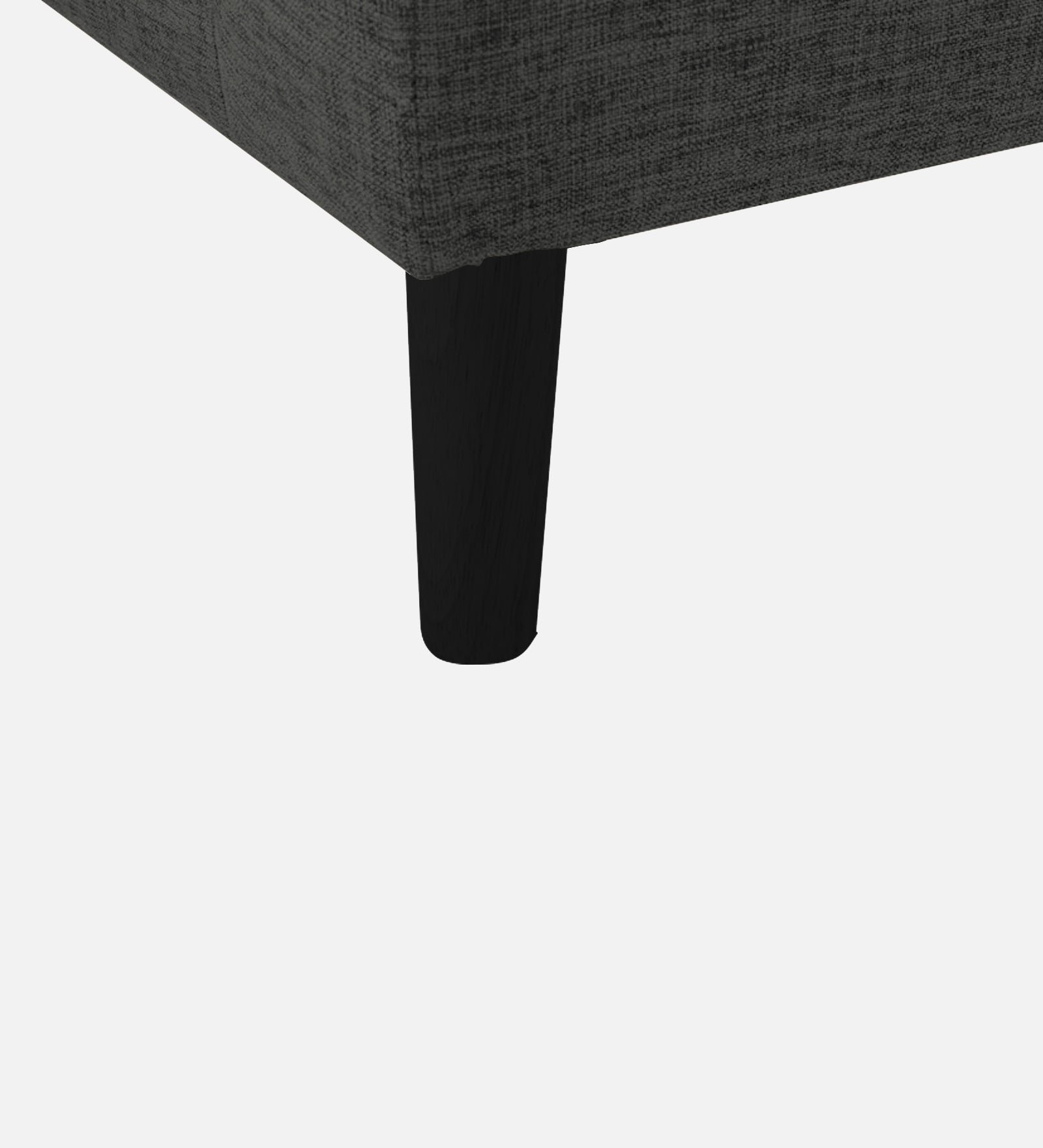 Casper Fabric 1 Seater Sofa In Charcoal Grey Colour - Febonic Living