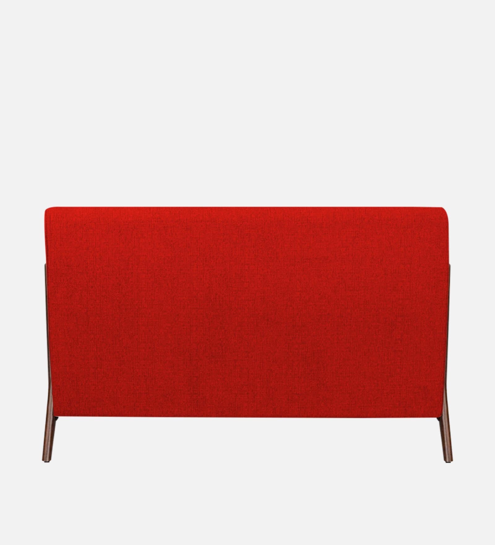 Catla Fabric Queen Size Bed In Ruby Red Colour - Febonic Living