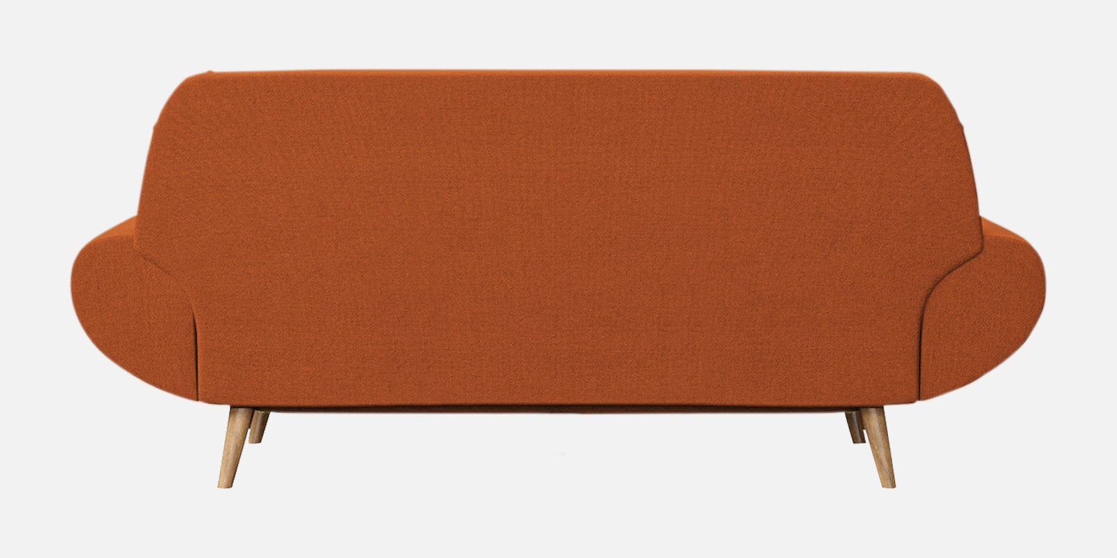 Jessy Fabric 3 Seater Sofa In Vivid Orange Colour - Febonic Living