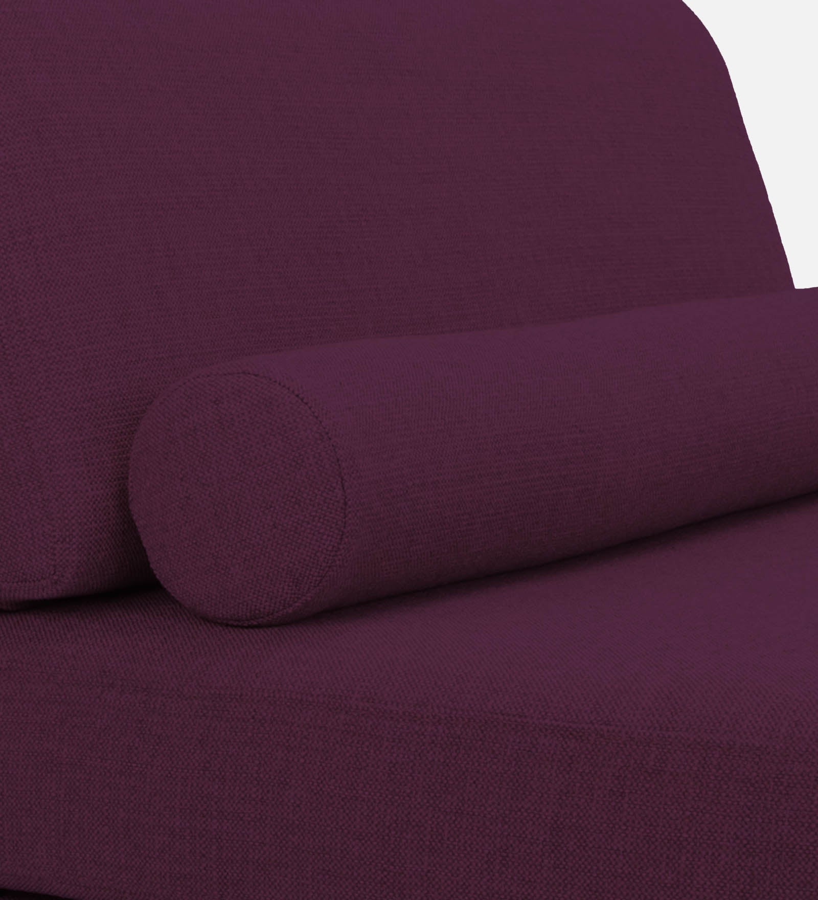 Noce Fabric Armless Chaise Lounger In Greek Purple Colour - Febonic Living