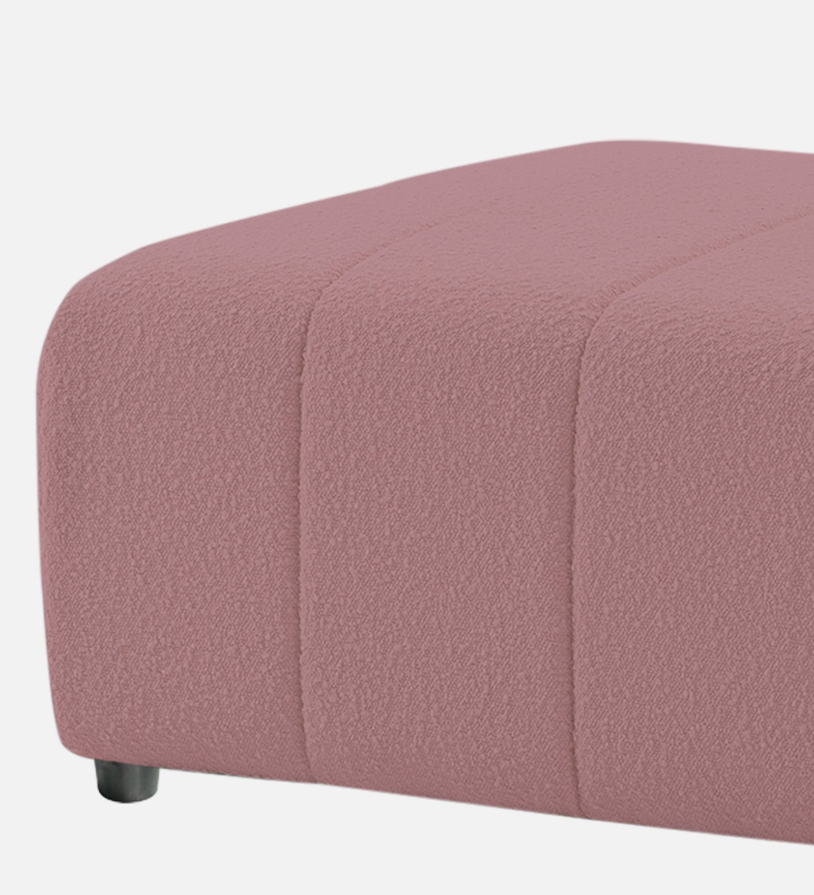 Lark Boucle Bench In Basi Pinc Colour - Febonic Living