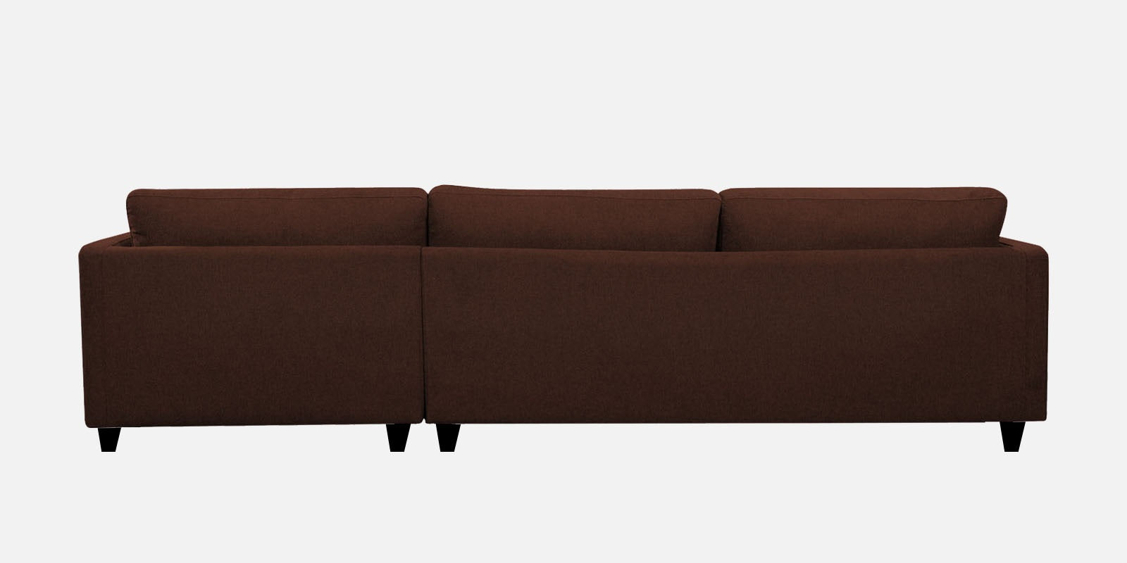 Kera Fabric RHS Sectional Sofa (3+Lounger) In Coffee Brown Colour - Febonic Living
