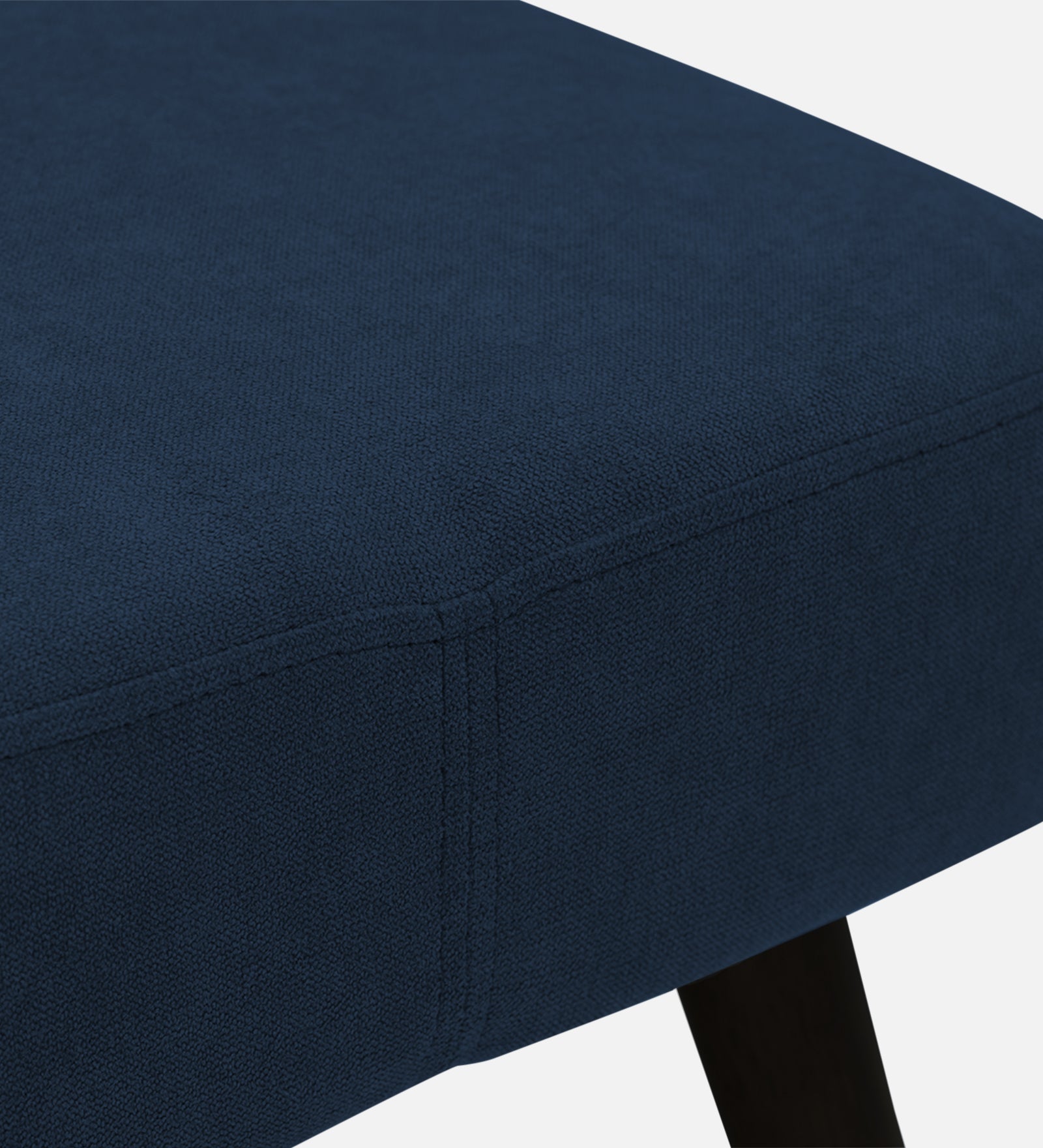 Luke Fabric Foot Stool In Denim Blue Colour - Febonic Living