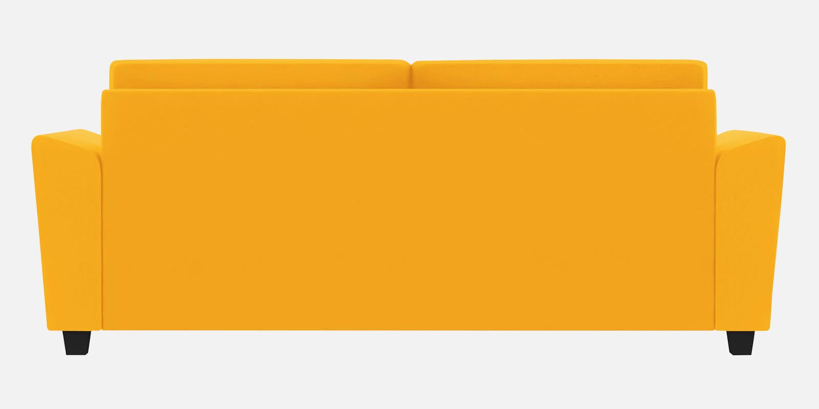 Daku Fabric 3 Seater Sofa In Bold Yellow Colour - Febonic Living