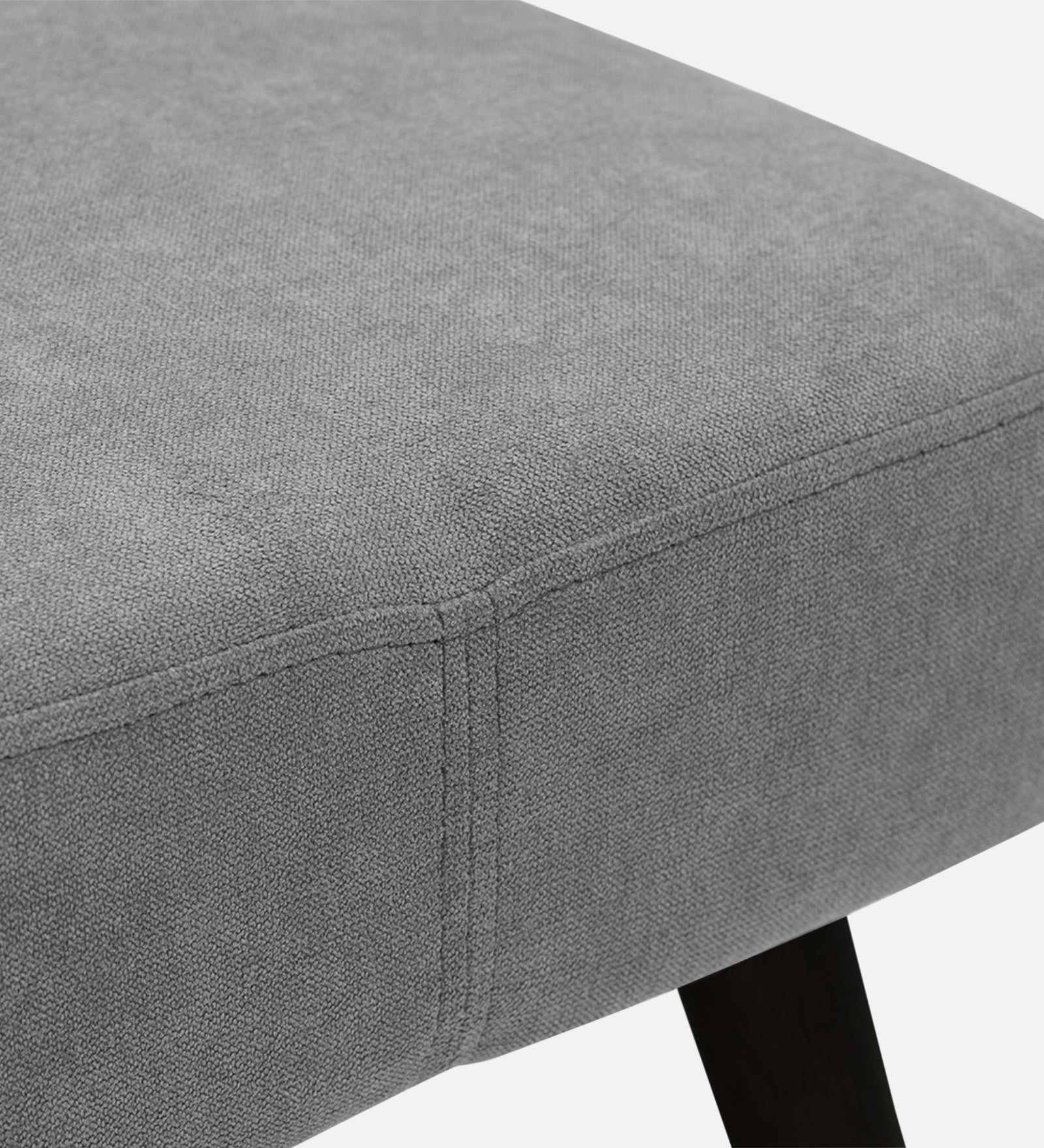 Luke Fabric Foot Stool In Lit Grey Colour - Febonic Living