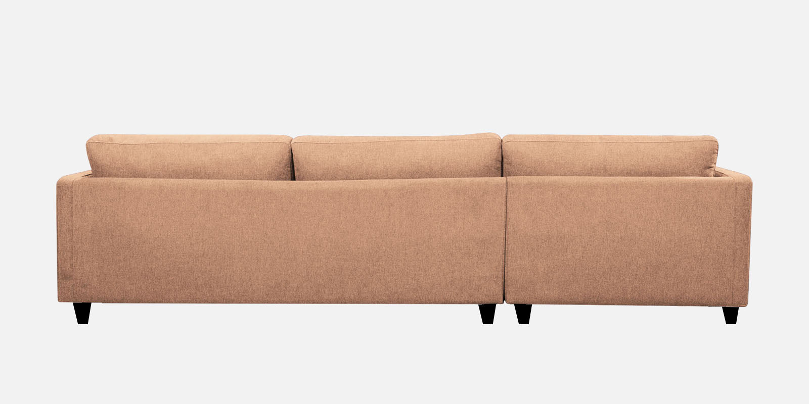 Kera Fabric LHS Sectional Sofa (3+Lounger) In Cosmic Beige Colour - Febonic Living