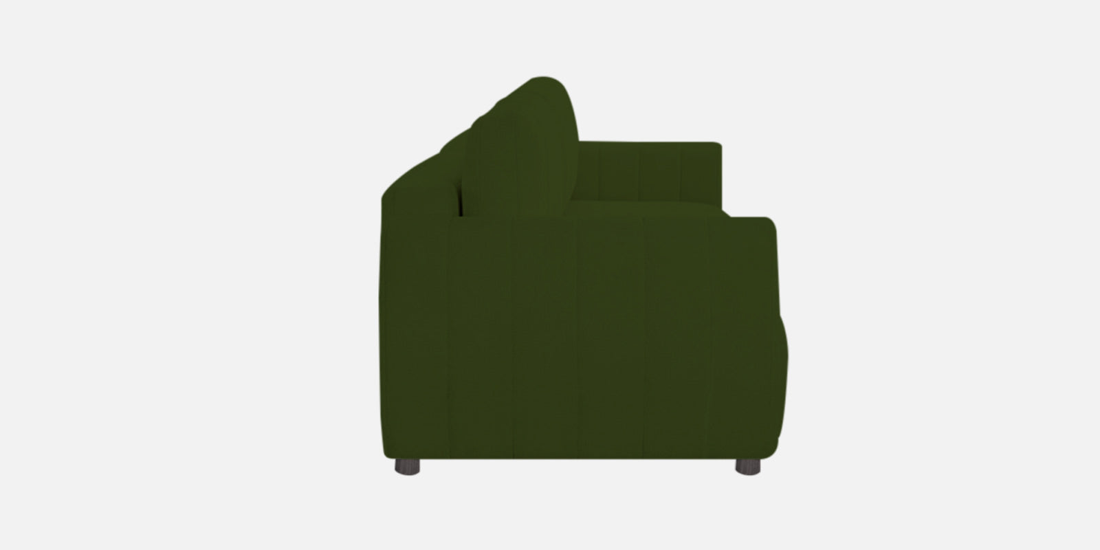 Vima Fabric 3 Seater Pull Out Sofa Cum Bed In Olive Green Colour - Febonic Living