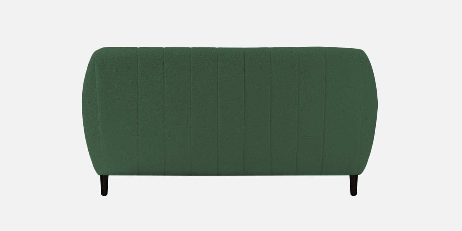 Nesco Boucle Fabric 2 Seater Sofa In Bottle Green Colour - Febonic Living