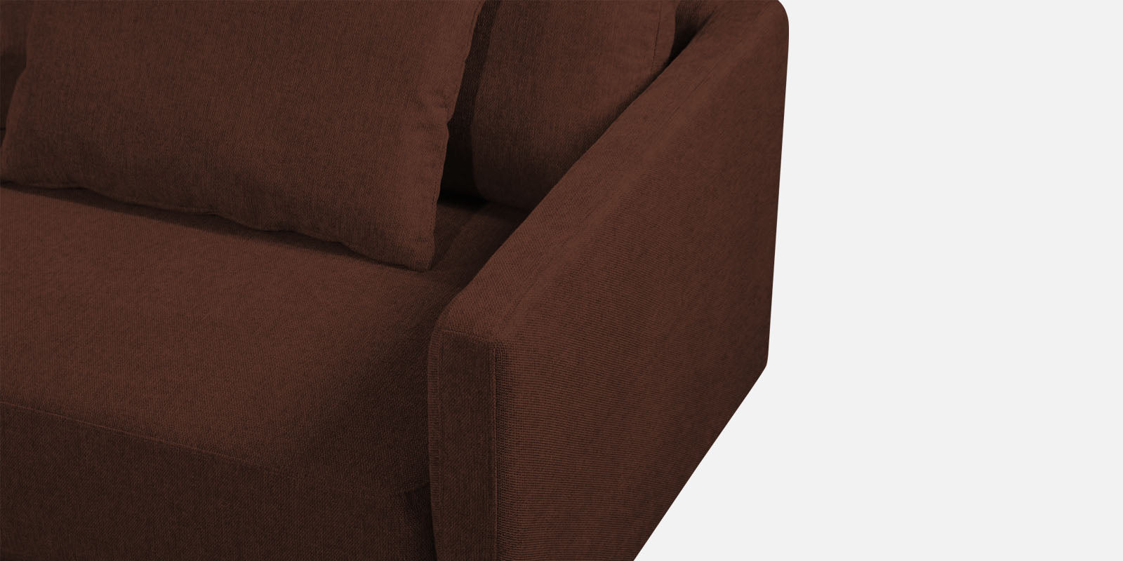 Kera Fabric 3 Seater Sofa In Coffee Brown Colour - Febonic Living