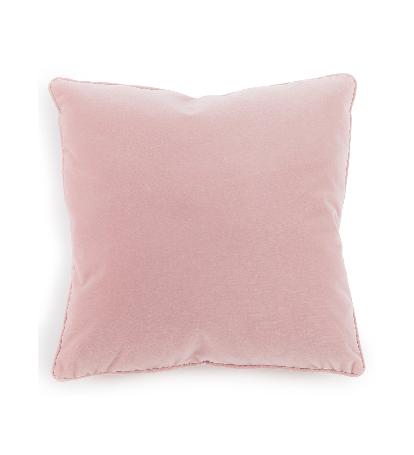 Lucca Velvet 20x20 inches Cushion + Covers (Pack of 2) In Millennial pink Colour - Febonic Living