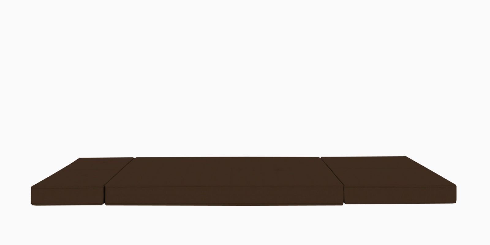 Cora Fabric 2 Seater Foldable Sofa Cum Bed In Chocolate Brown Colour - Febonic Living
