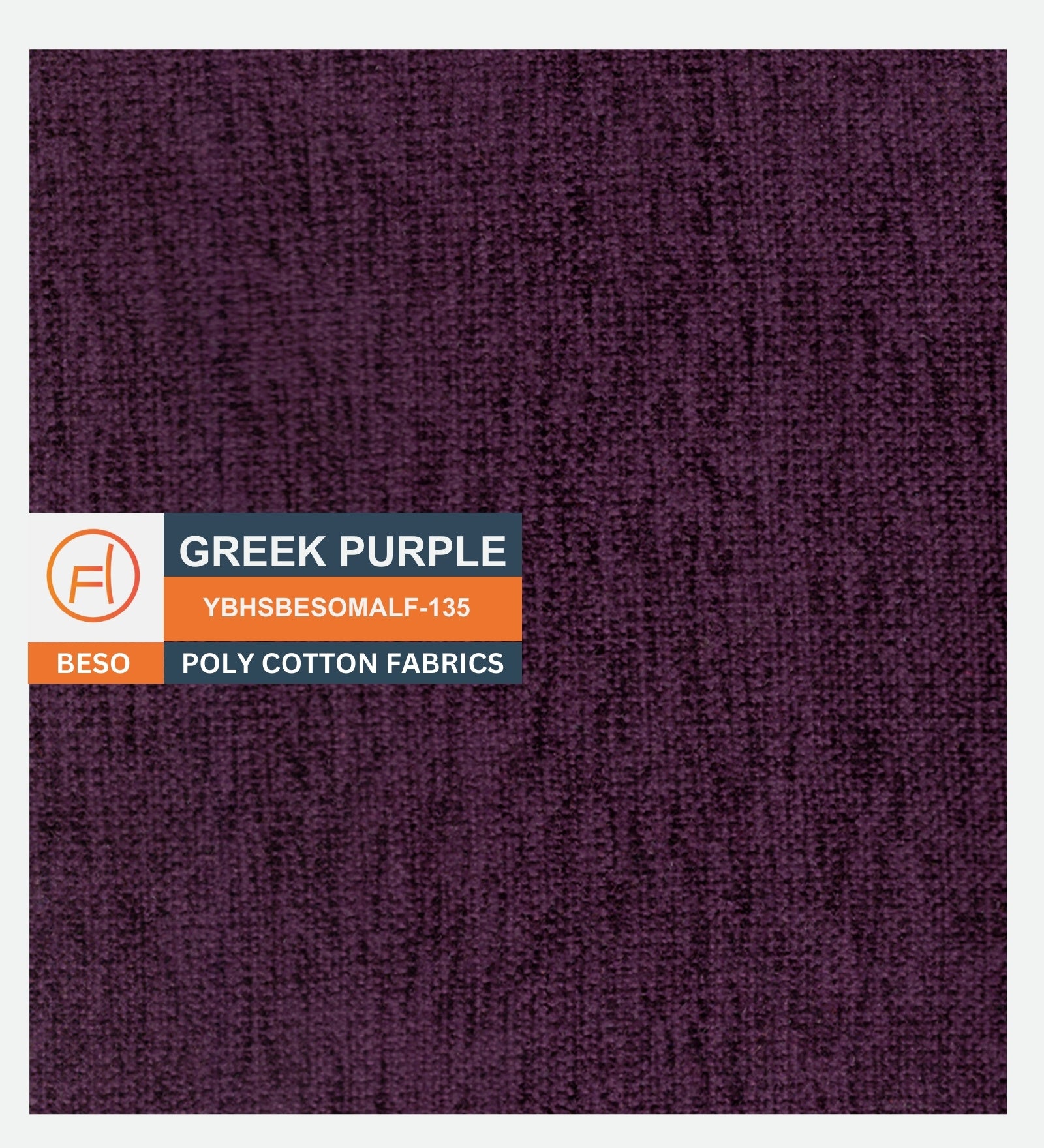 Luke Fabric Foot Stool In Greek Purple Colour - Febonic Living