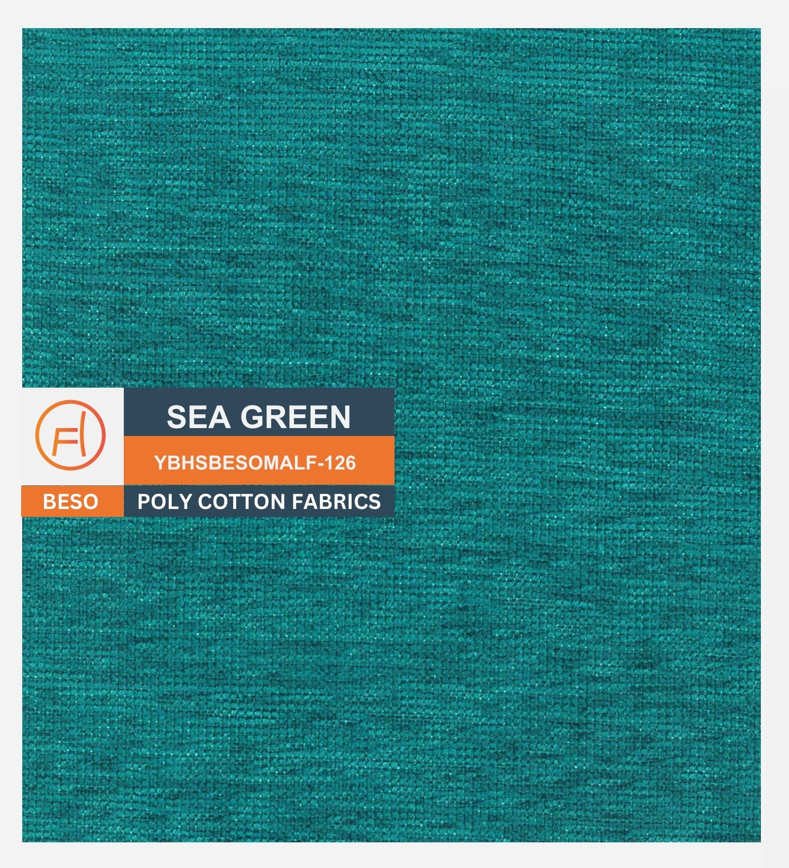 Luke Fabric Foot Stool In Sea Green Colour - Febonic Living