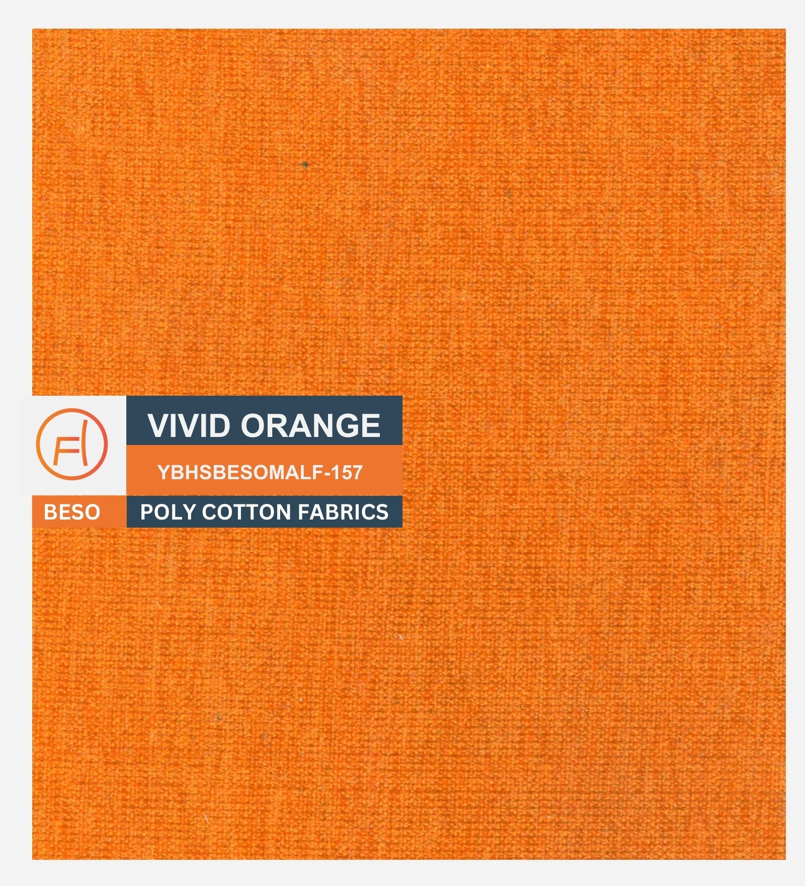 Luke Fabric Foot Stool In Vivid Orange Colour - Febonic Living