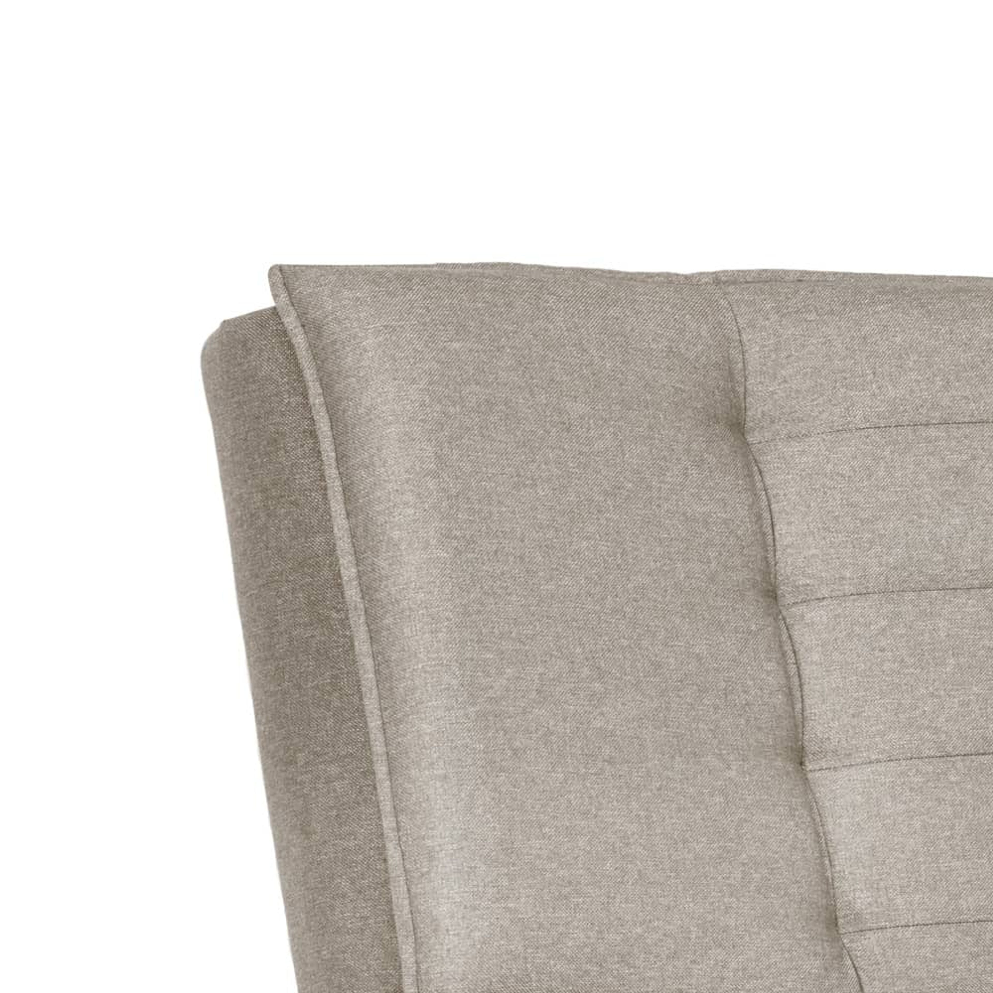 Amoeba Fabric Convertible Sofa Cum Bed In Ash Grey Colour - Febonic Living