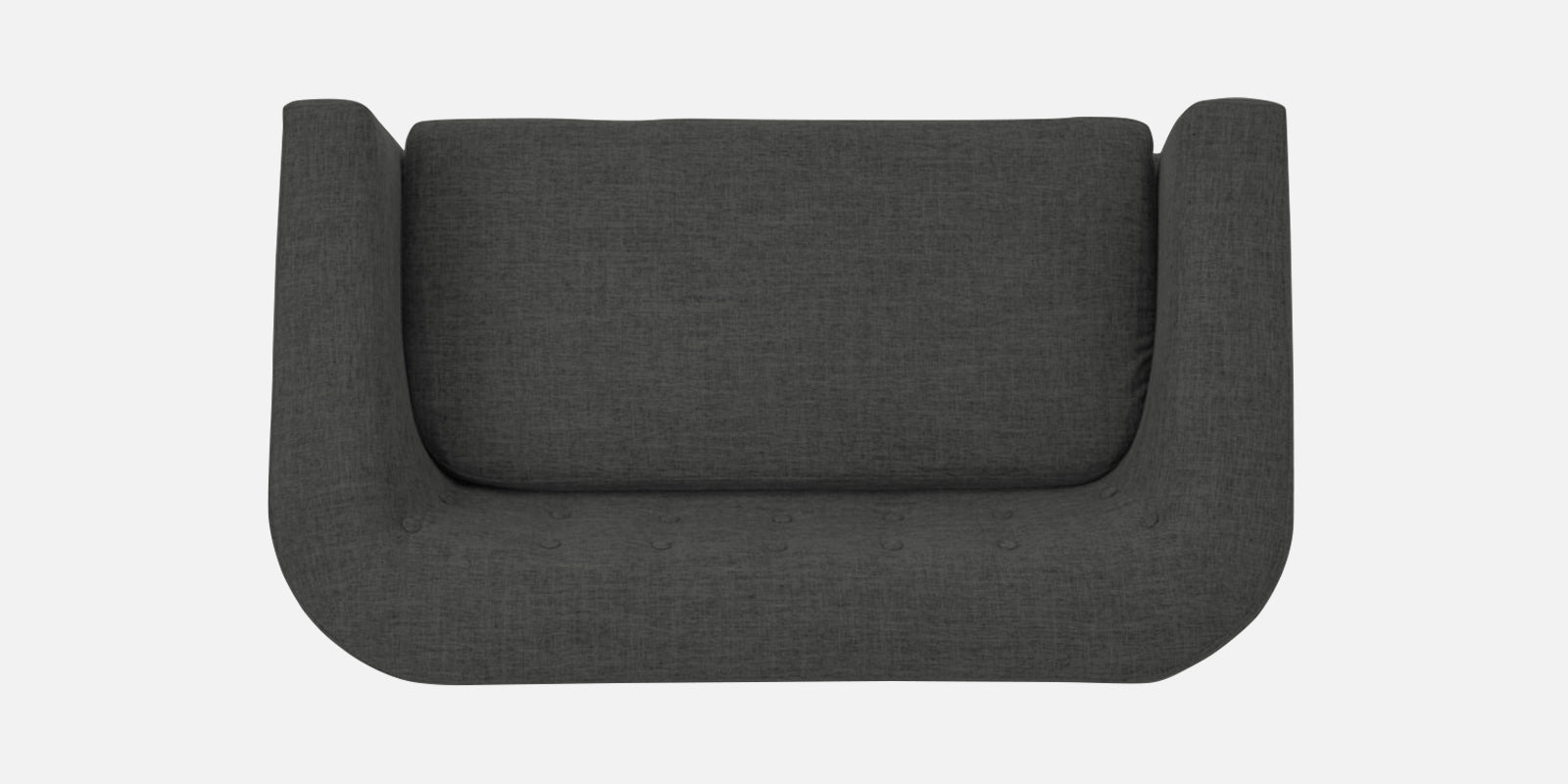 Casper Fabric 2 Seater Sofa In Charcoal Grey Colour - Febonic Living