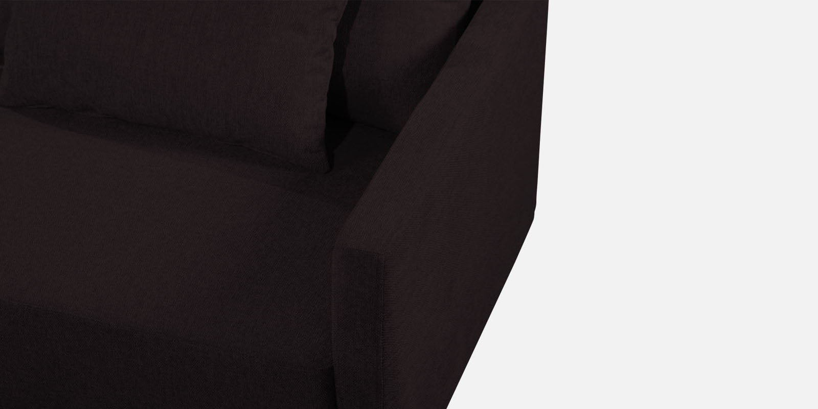 Kera Fabric LHS Sectional Sofa (3+Lounger) In Cara Brown Colour - Febonic Living