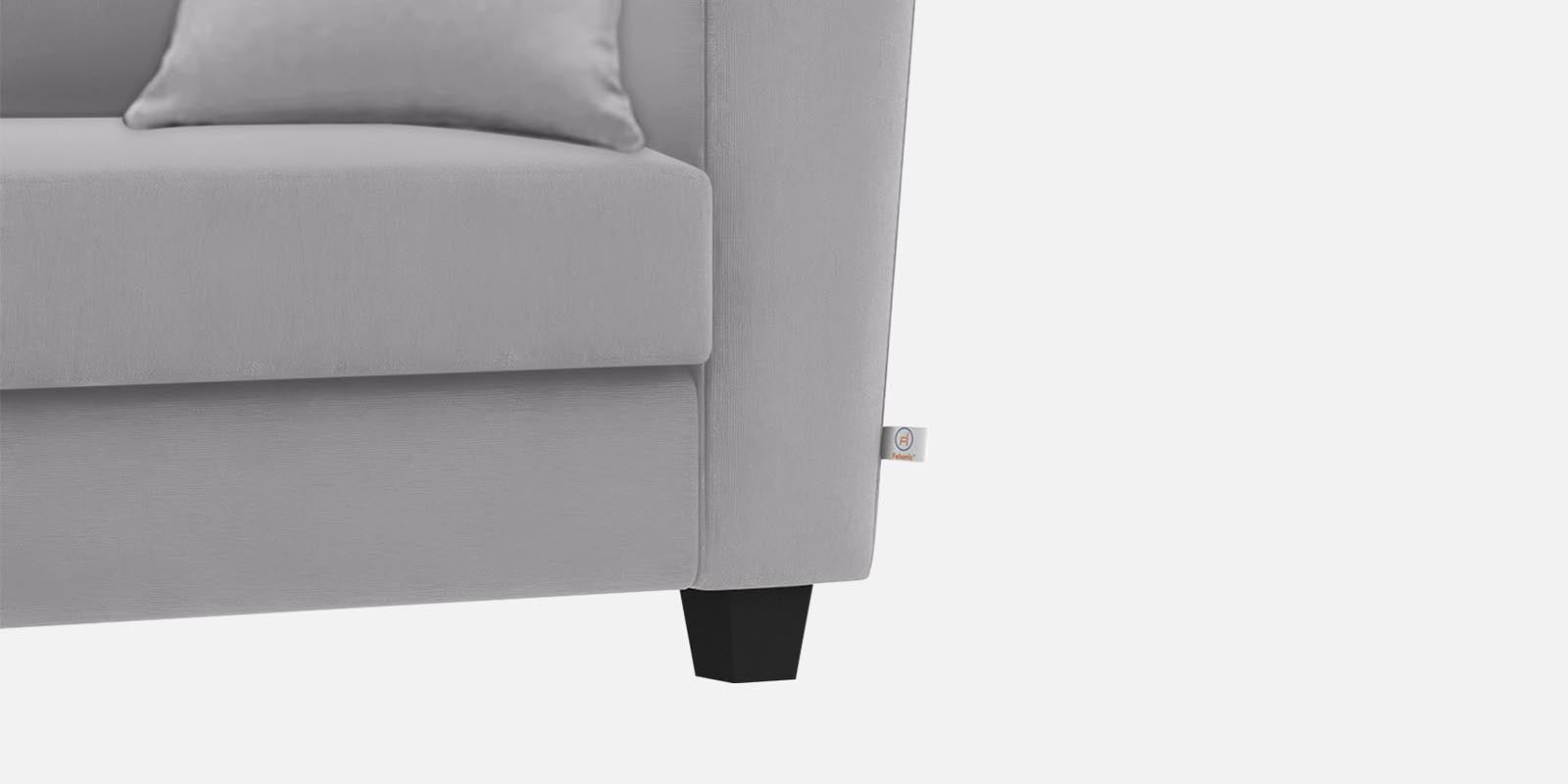 Daku Fabric 3 Seater Sofa In Lit Grey Colour - Febonic Living