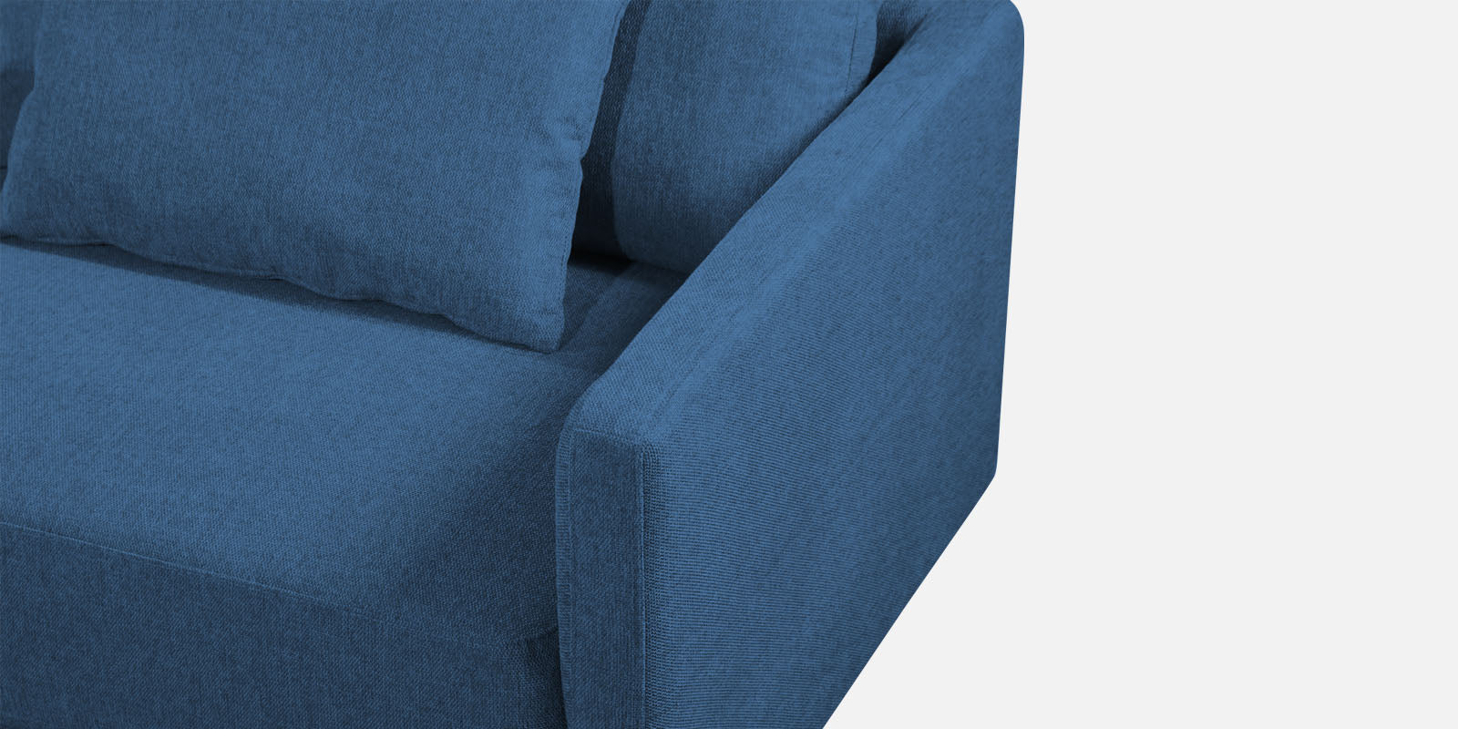 Kera Fabric 3 Seater Sofa In Light Blue Colour - Febonic Living