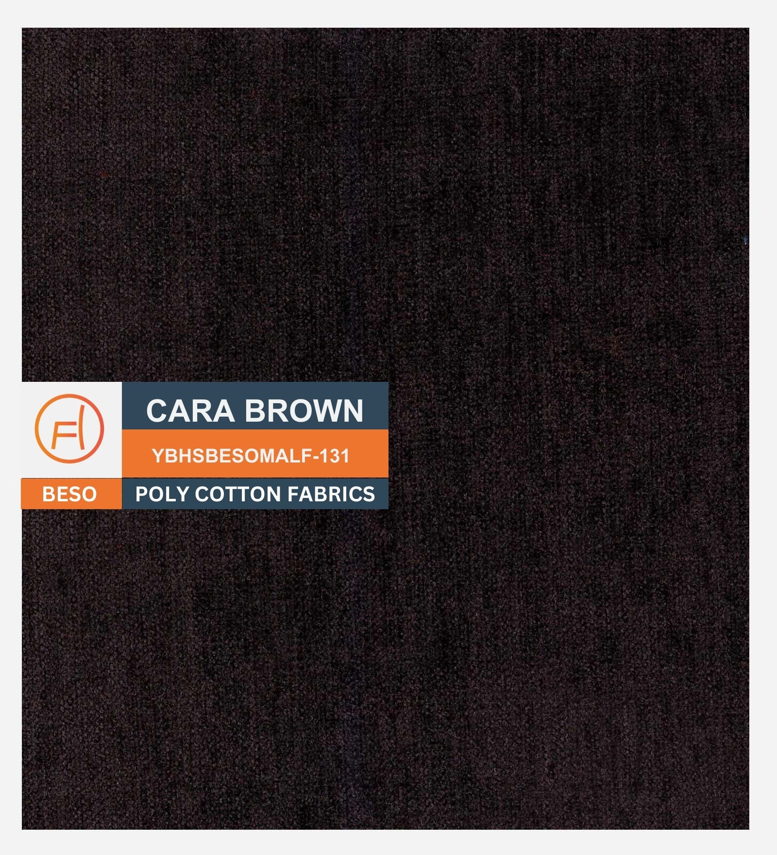 Luke Fabric Foot Stool In Cara Brown Colour - Febonic Living