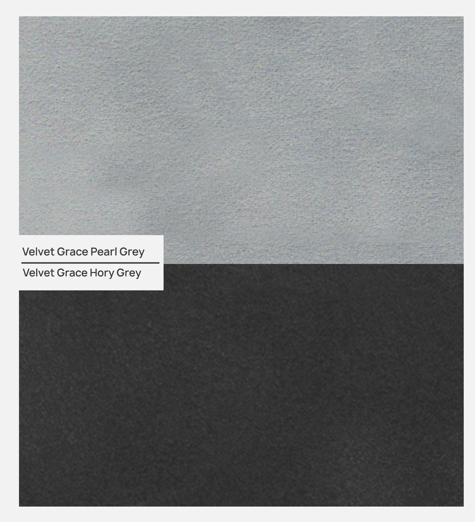Visky Velvet 1 Seater Sofa In Pearl Grey And Hory Grey Colour - Febonic Living