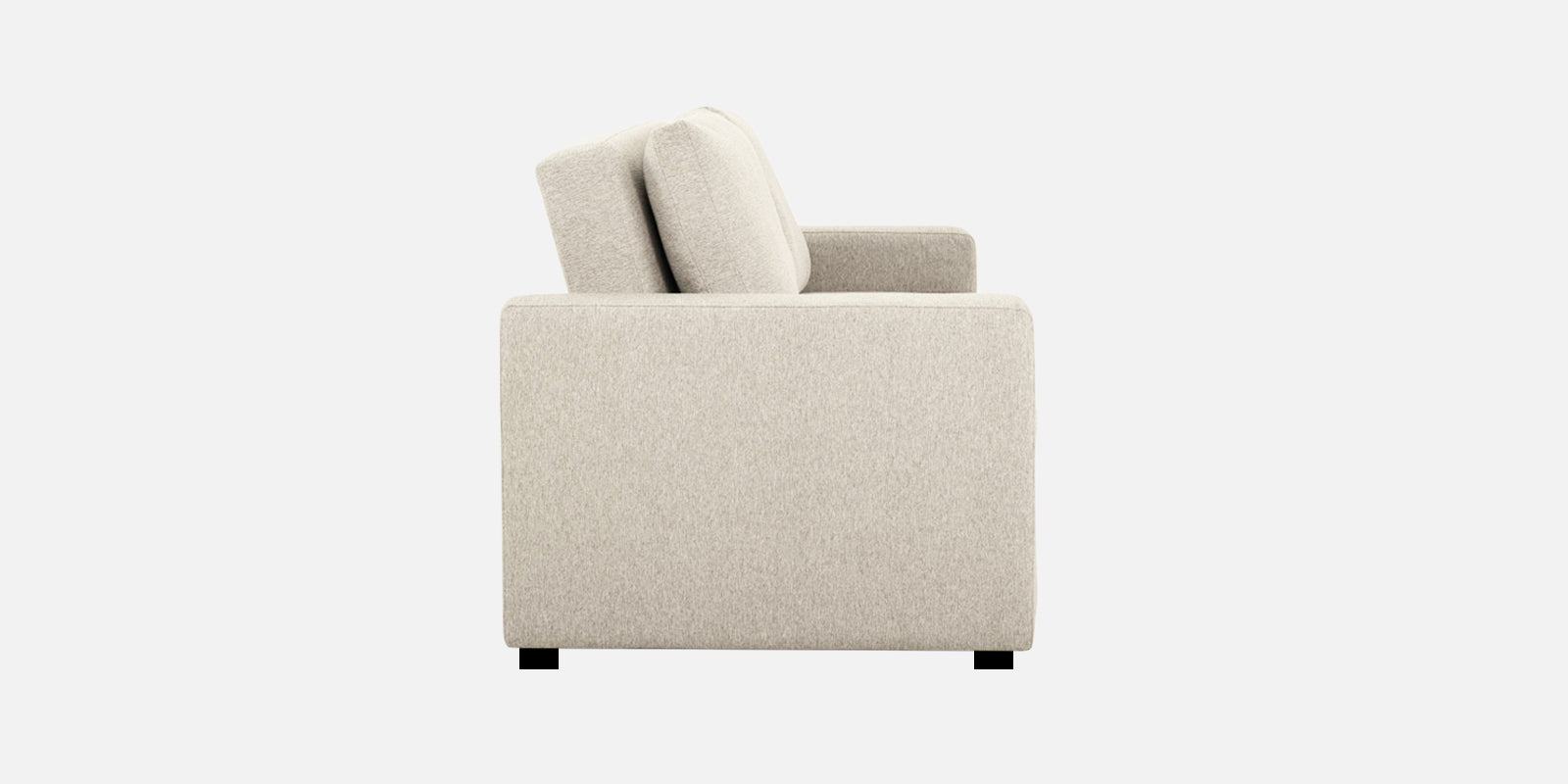 Lobby Fabric 2 Seater Pull Out Sofa Cum Bed In Ivory Cream Colour - Febonic Living