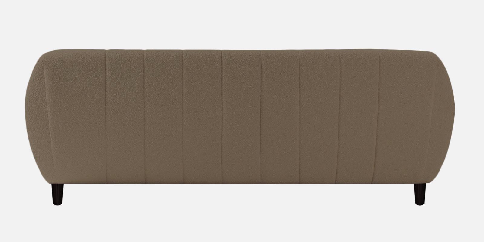 Nesco Boucle Fabric 3 Seater Sofa in Caro Beige Colour