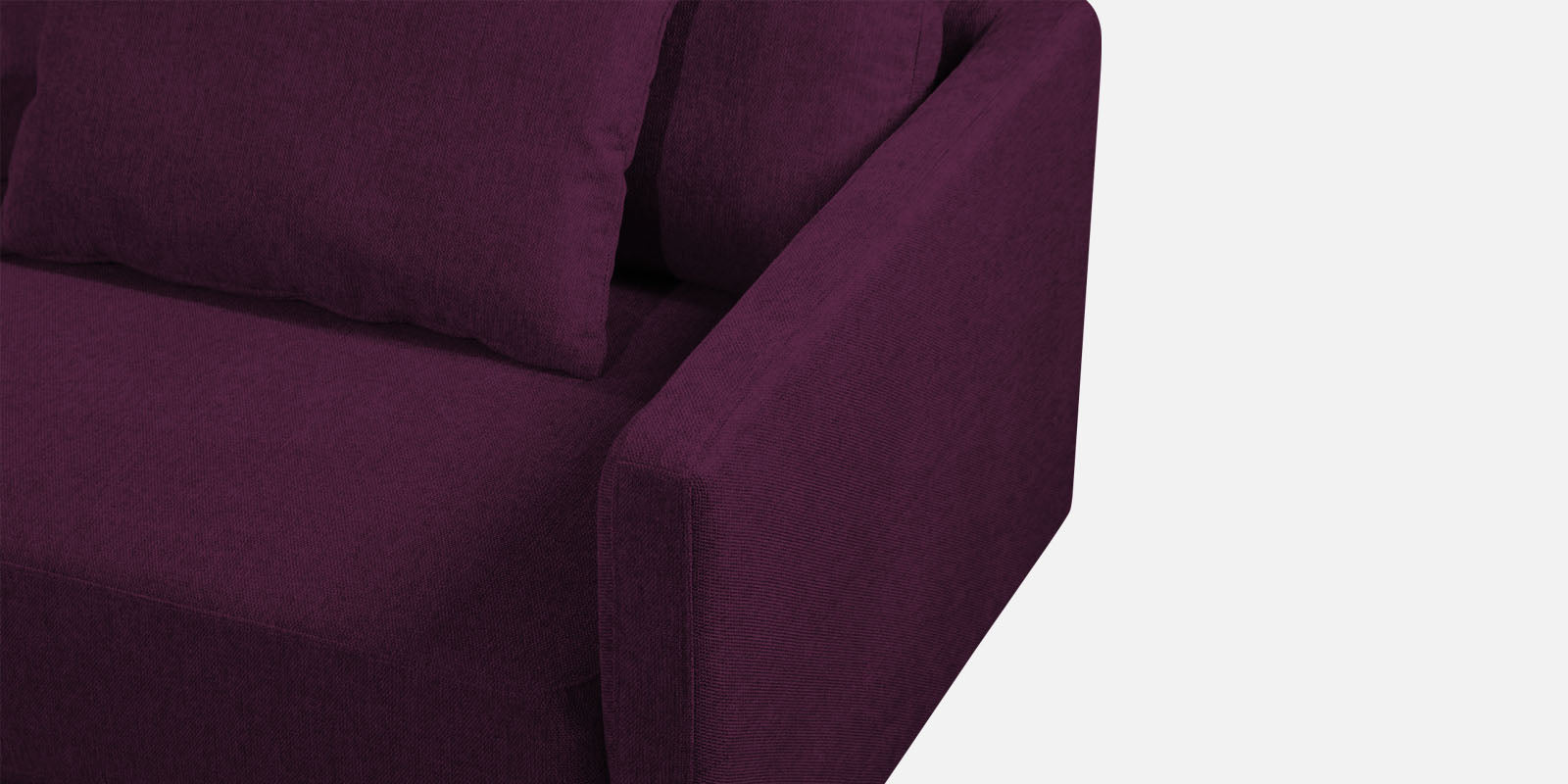 Kera Fabric 3 Seater Sofa in Greek Purple Colour
