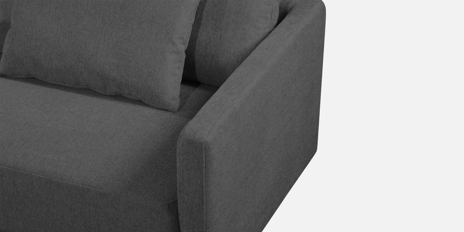 Kera Fabric 2 Seater Sofa In Charcoal Grey Colour - Febonic Living