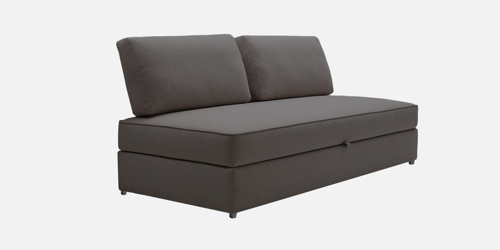 Vito Fabric Day Bed In Sudo Grey Colour With Storage - Febonic Living