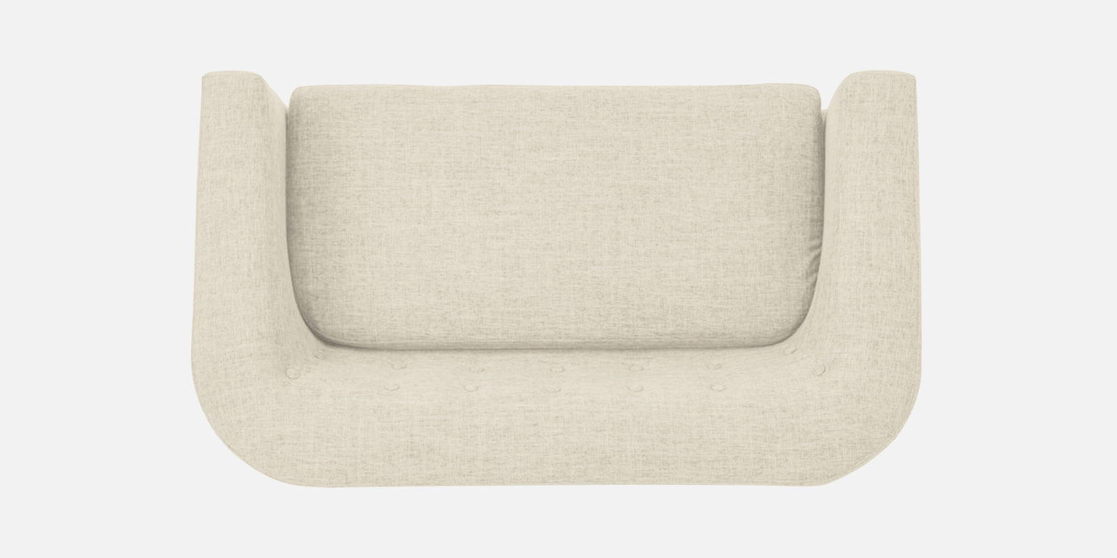 Casper Fabric 2 Seater Sofa In Ivory Cream Colour - Febonic Living