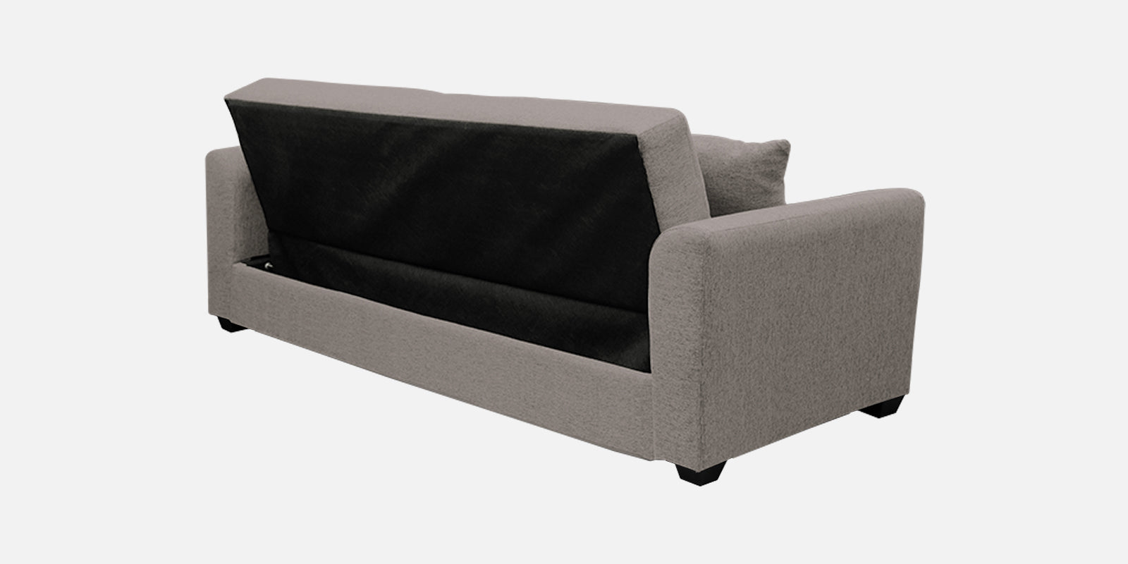 Bony Fabric 3 Seater Convertible Sofa Cum Bed In Strom grey Colour - Febonic Living