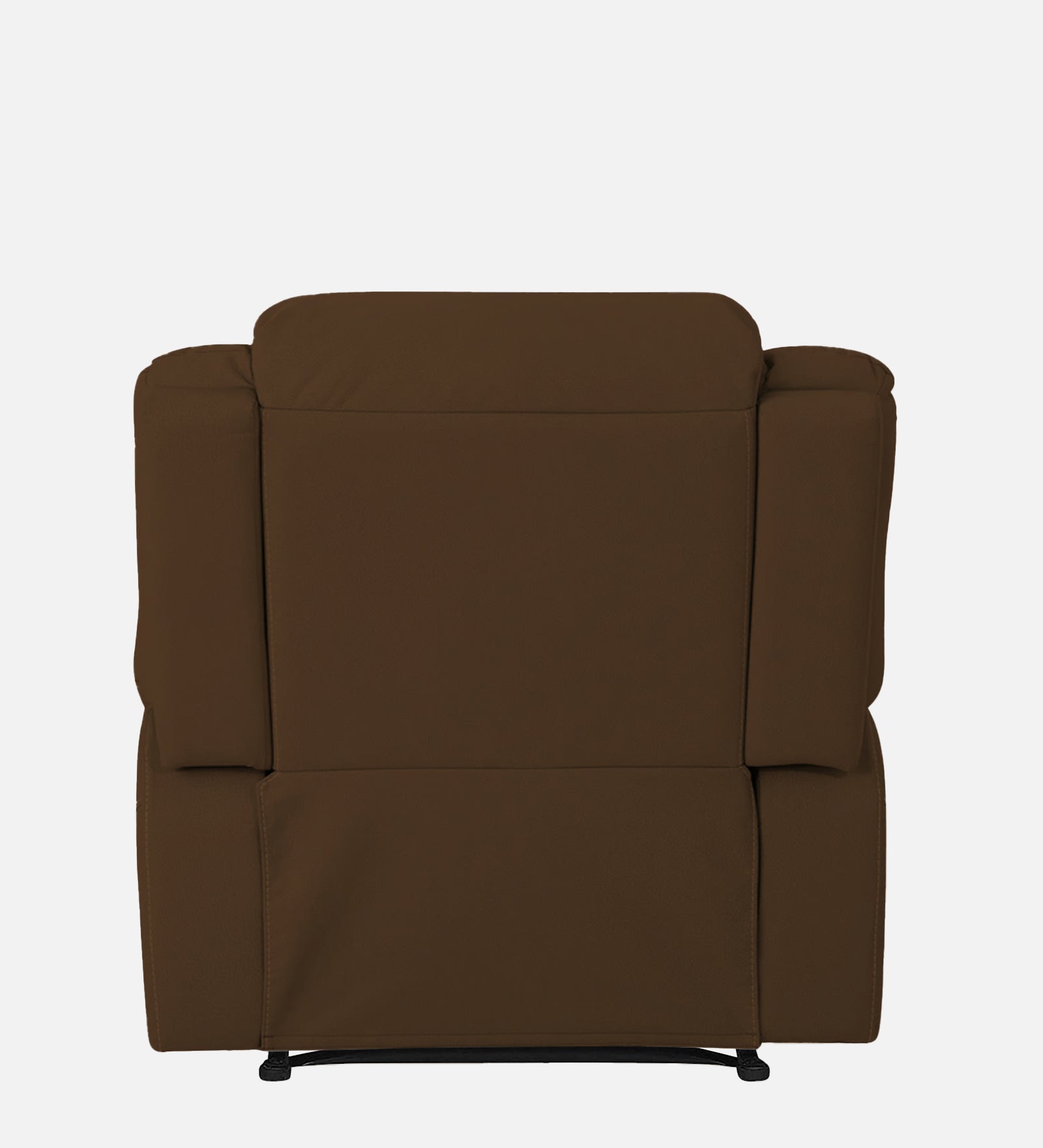 Adley Fabric 1 Seater Manual Recliner In Chestnut Brown Colour - Febonic Living